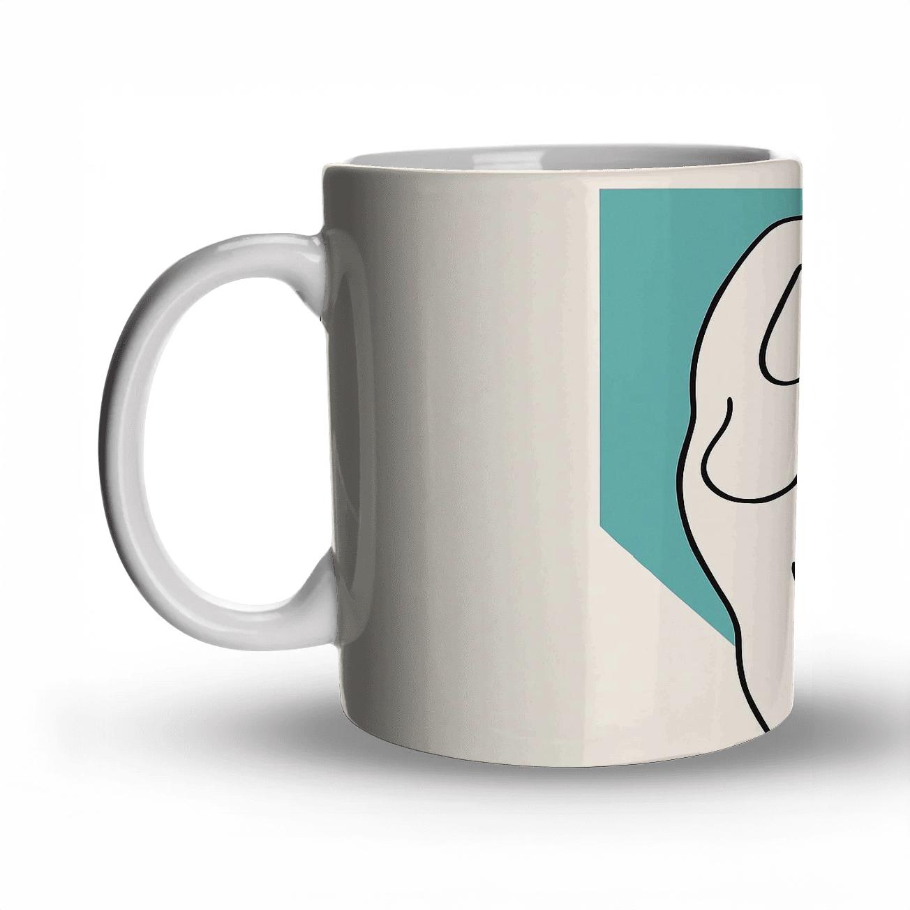 Tidal Geometry Figure novelty coffee mugs
