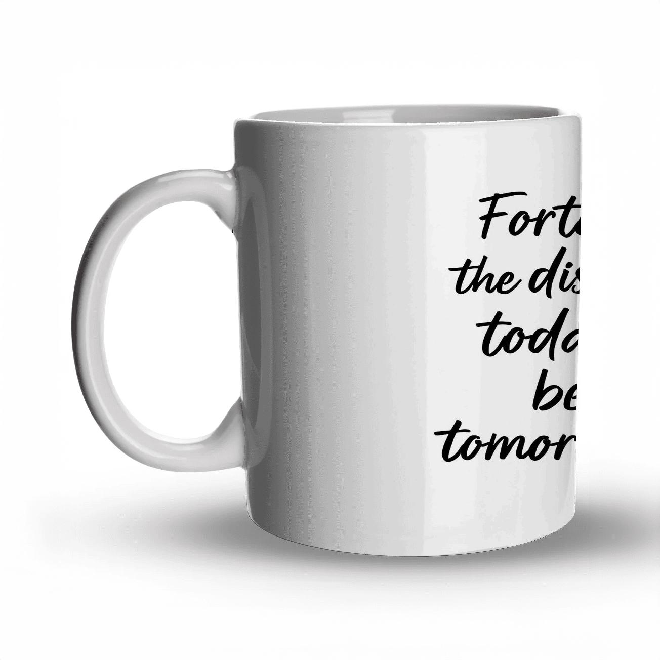 Fortune Favors The Disciplined Mind decorative mug sets