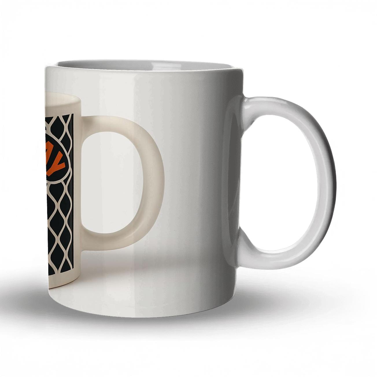 Basketball Net Optics Game Day Mug Line Art gift mugs for occasions