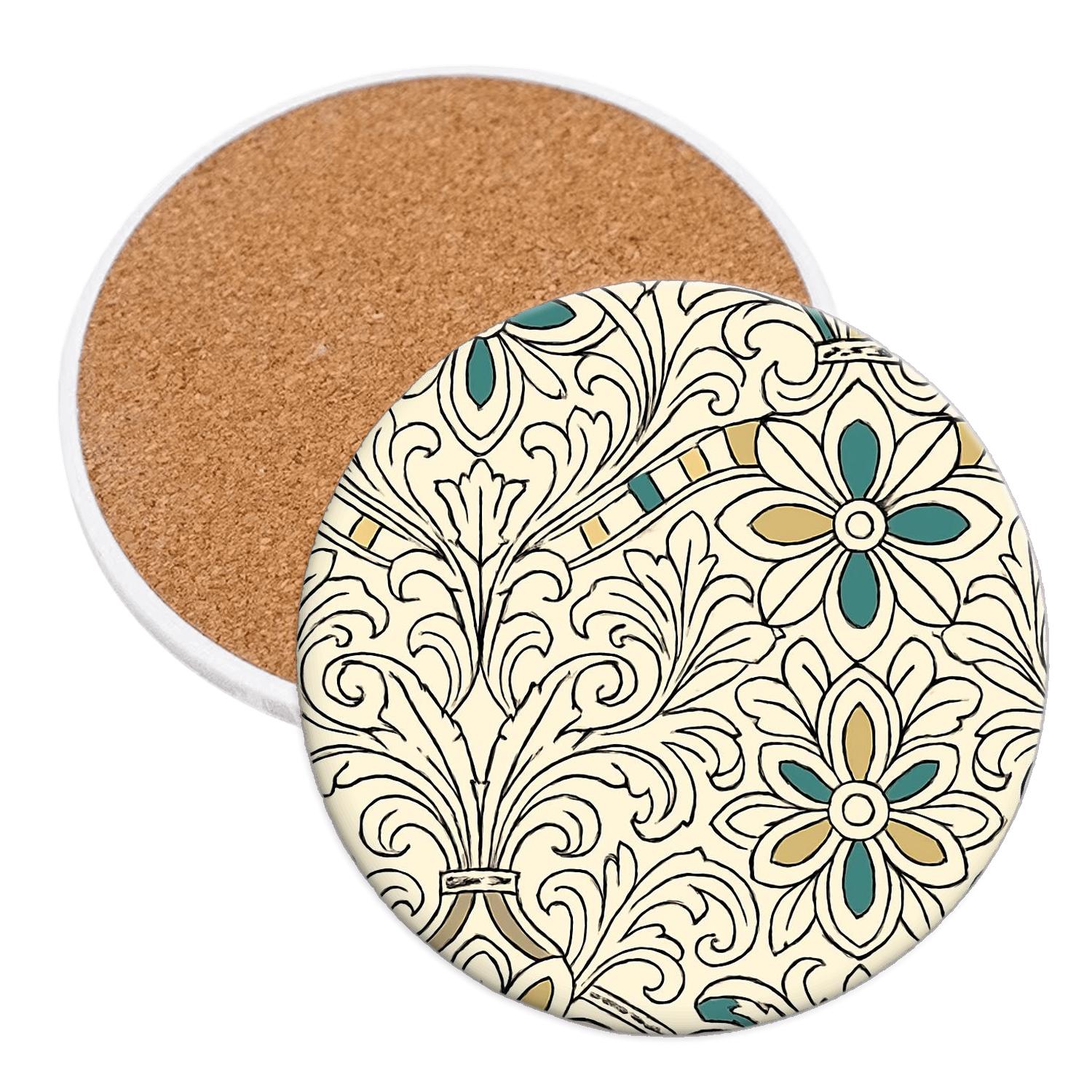 Vienna Secession Starflower Ornament stone coaster collections