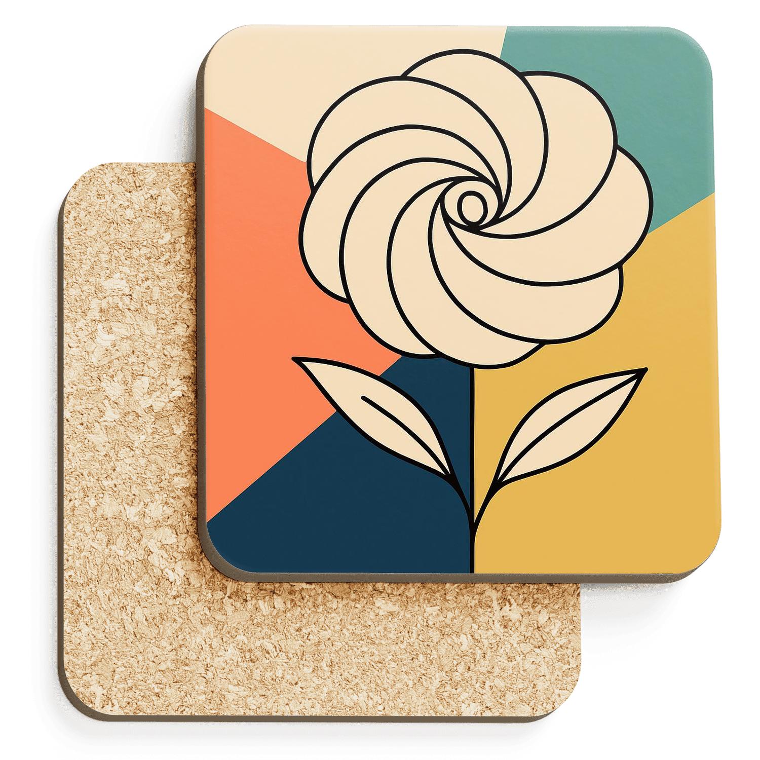 Orbit Bloom Line Symphony stone coaster collections