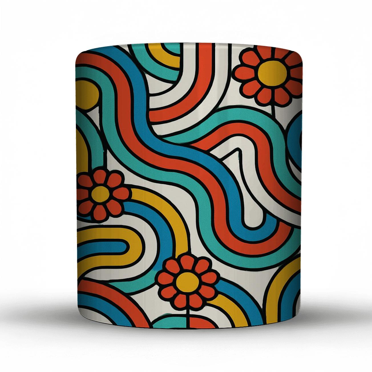 Orphic Solar Ribbons And Songlines novelty coffee mugs
