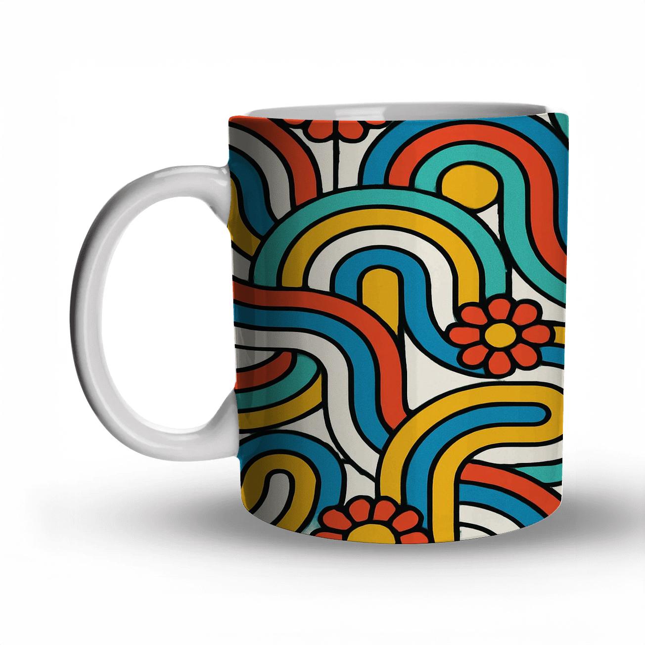 Orphic Solar Ribbons And Songlines novelty coffee mugs