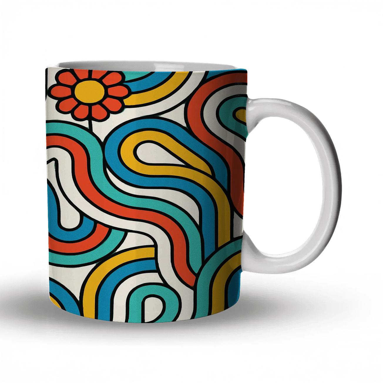 Orphic Solar Ribbons And Songlines novelty coffee mugs