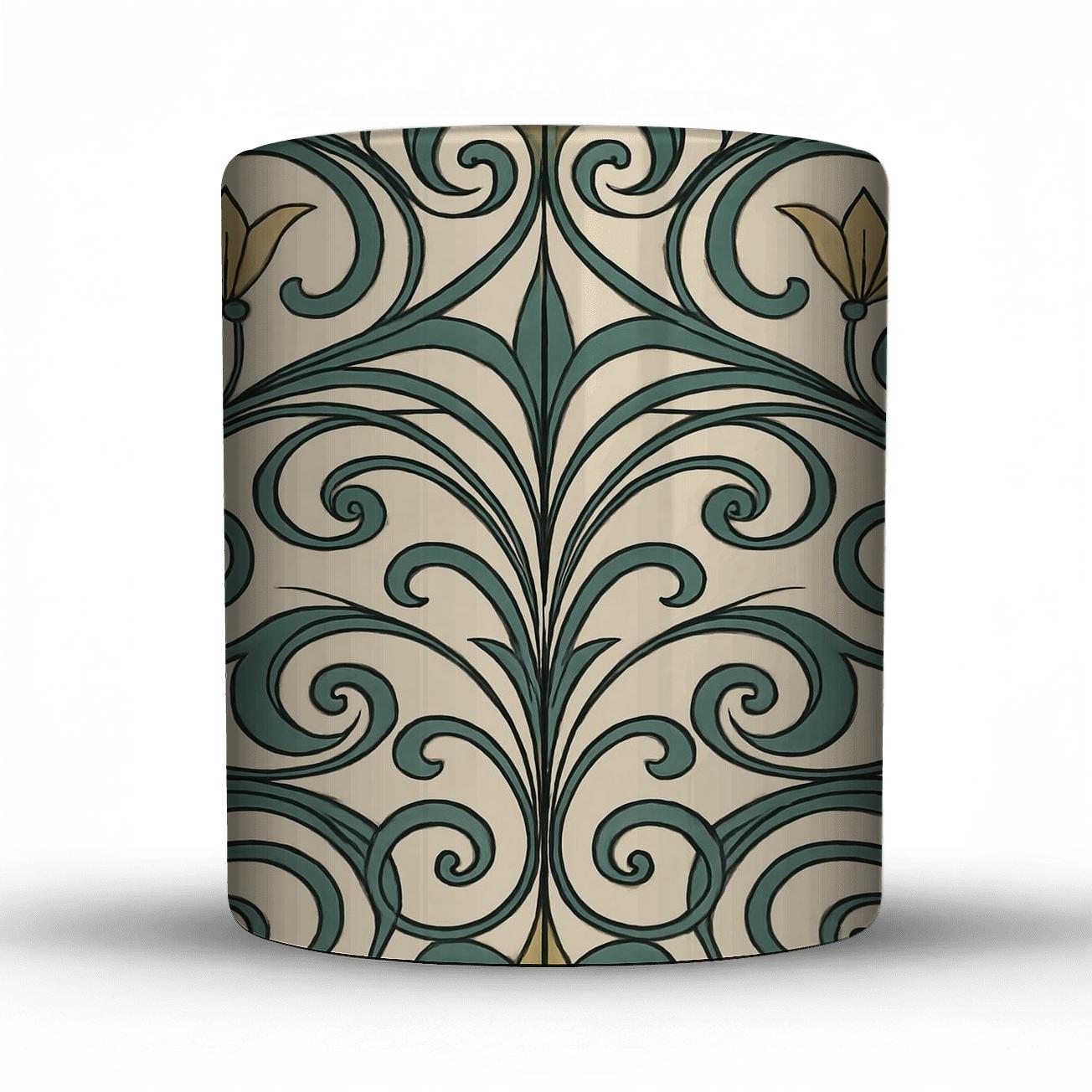 Art Nouveau Comet Conservatory Vines gift mugs for occasions
