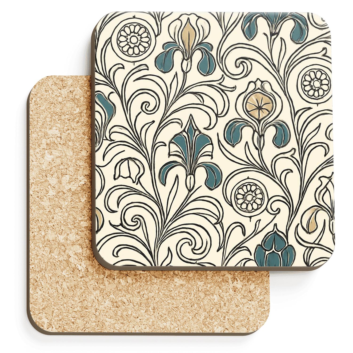 Vienna Secession Celestial Vinework coasters for home decor