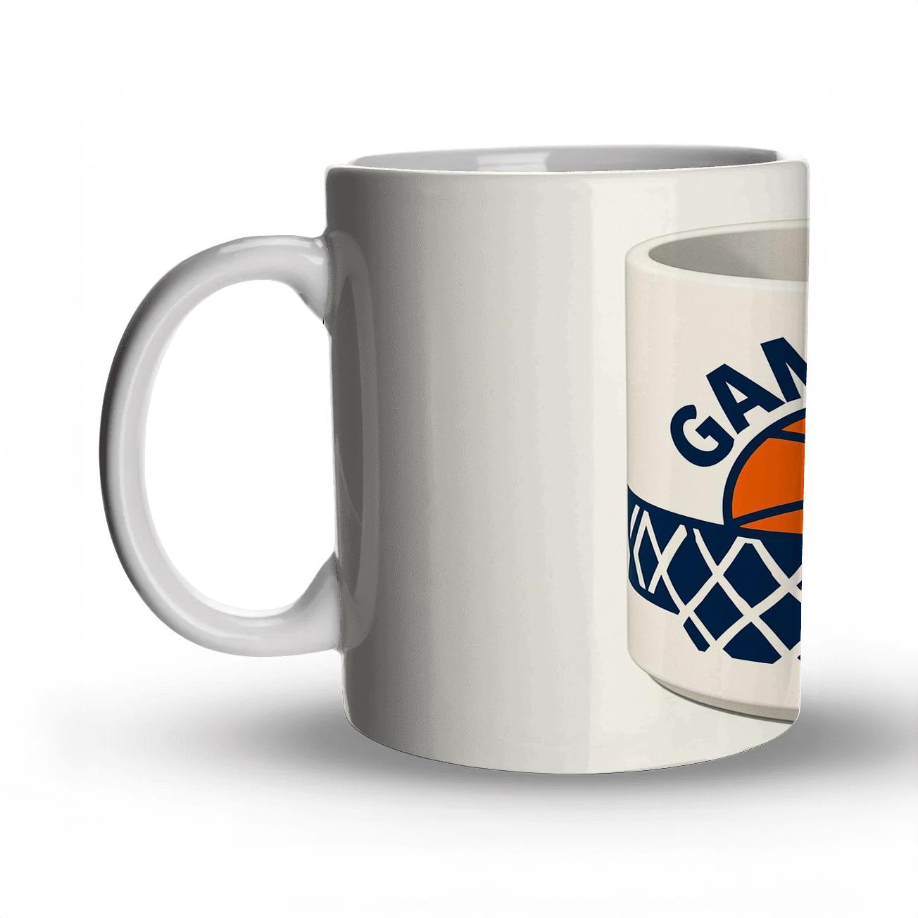 Bauhaus Basketball Game Day Mug Line Art insulated thermal mugs