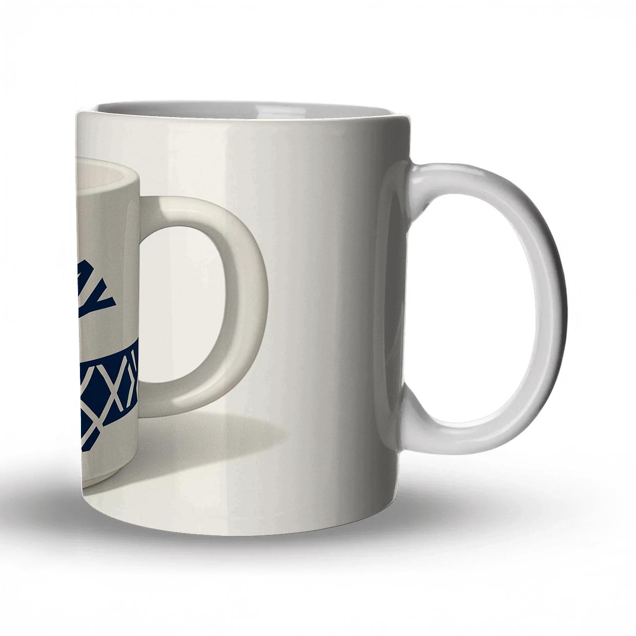 Bauhaus Basketball Game Day Mug Line Art insulated thermal mugs