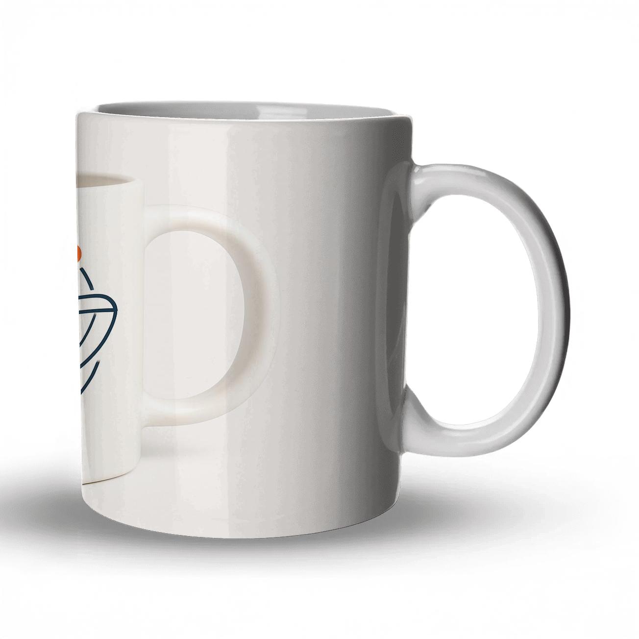 Bauhaus Whale Orbital Pattern Mug insulated thermal mugs