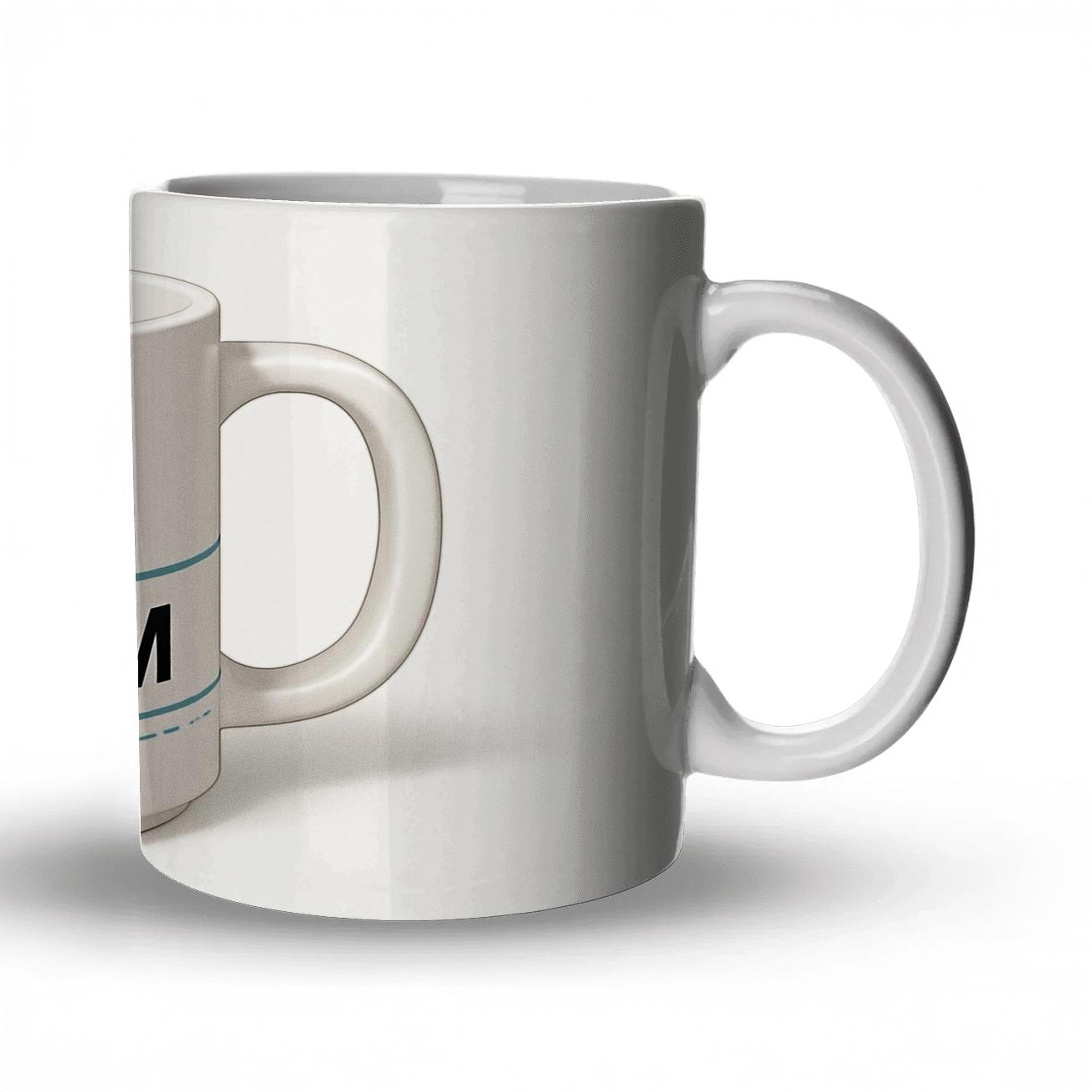 Swiss Grid Hockey Go Team Mug Line Art premium drinkware mugs