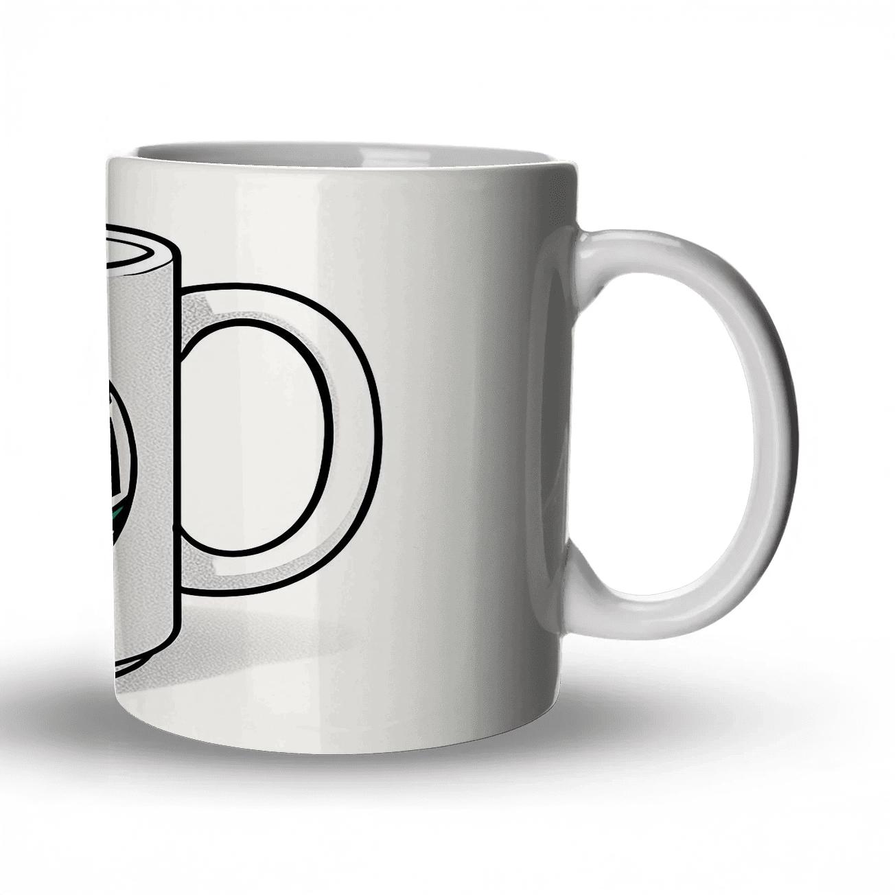 Op Art Soccer Go Team Pentagon Wave travel mugs with handles