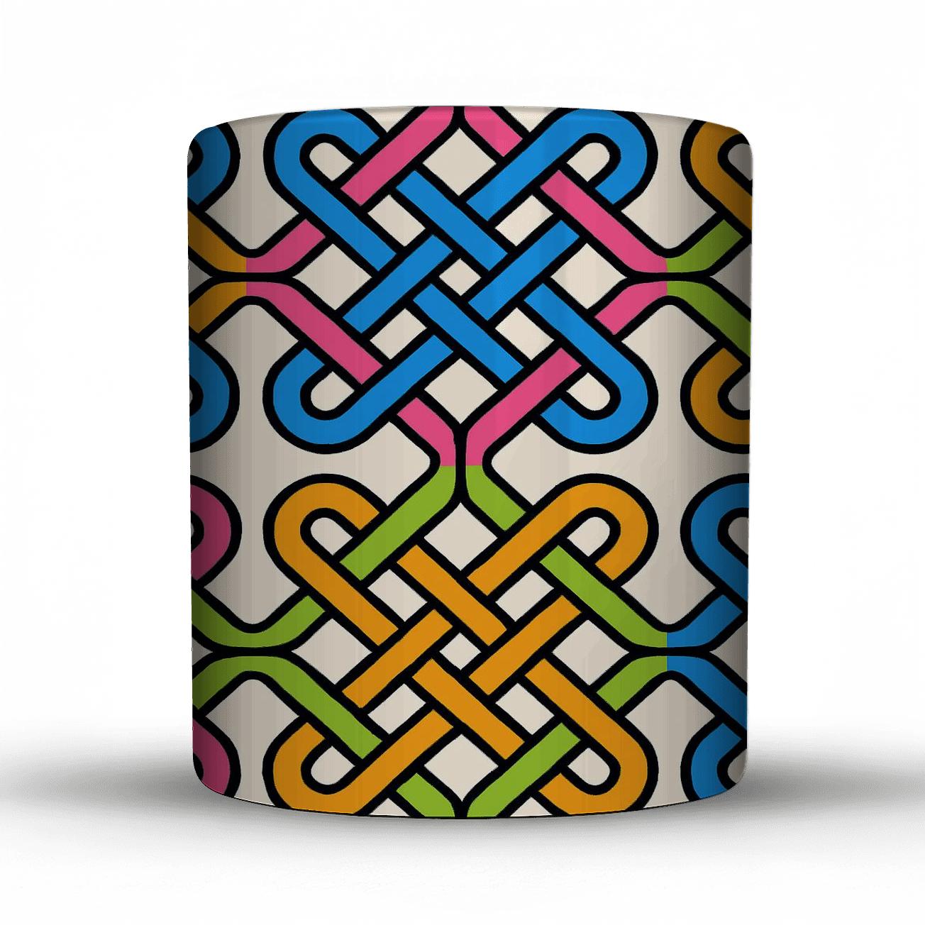 Ultramarine Festival Kolam Pop decorative mug sets