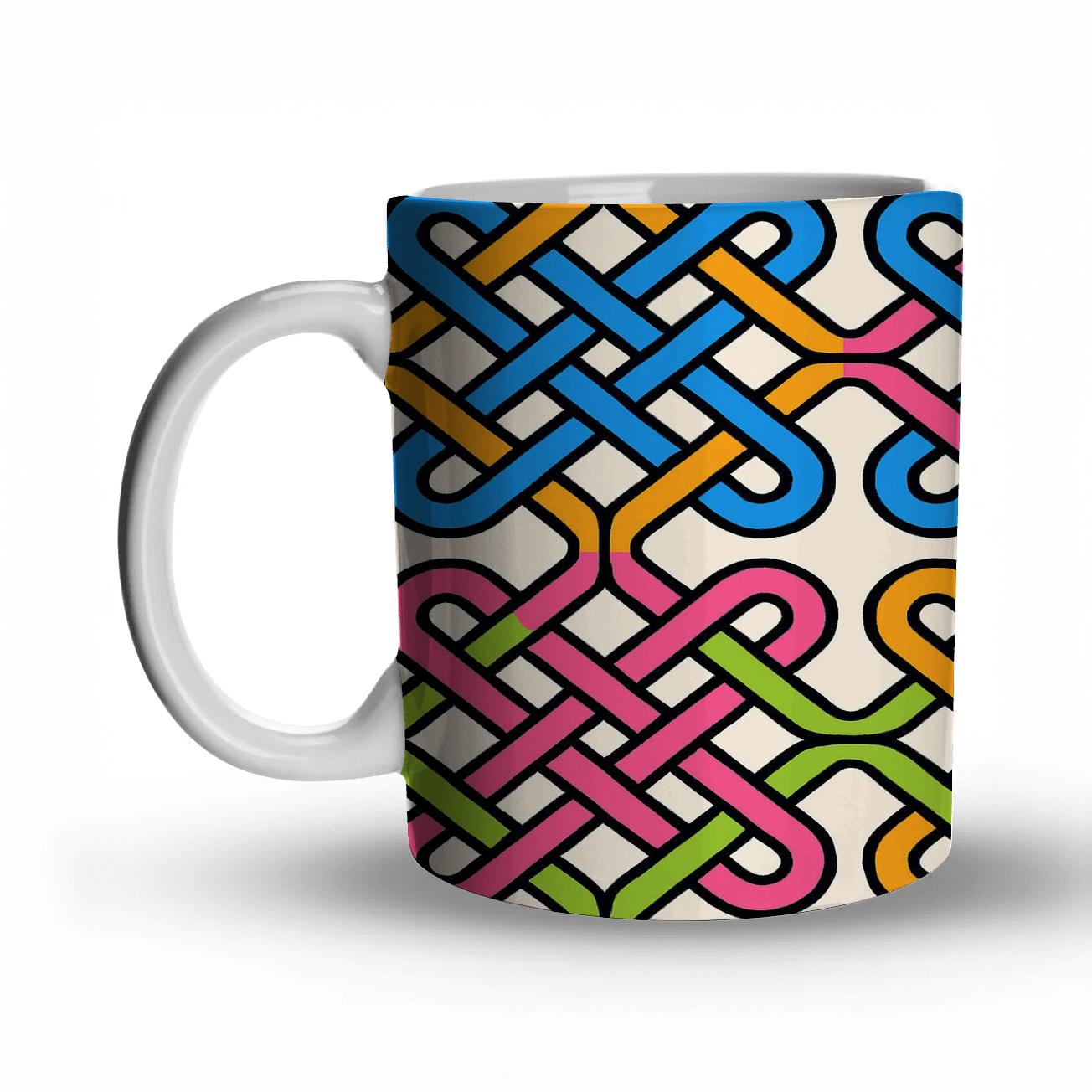 Ultramarine Festival Kolam Pop decorative mug sets