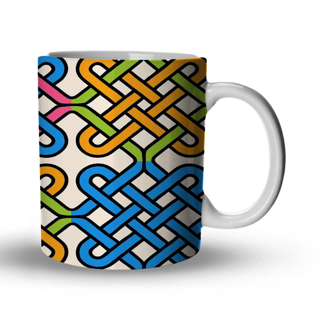 Ultramarine Festival Kolam Pop decorative mug sets