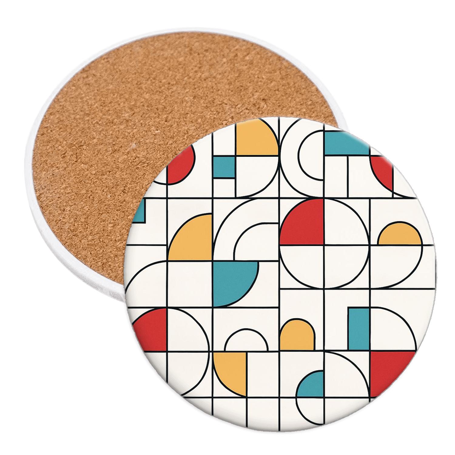 Bauhaus Modular Orbit Grid stone coaster collections