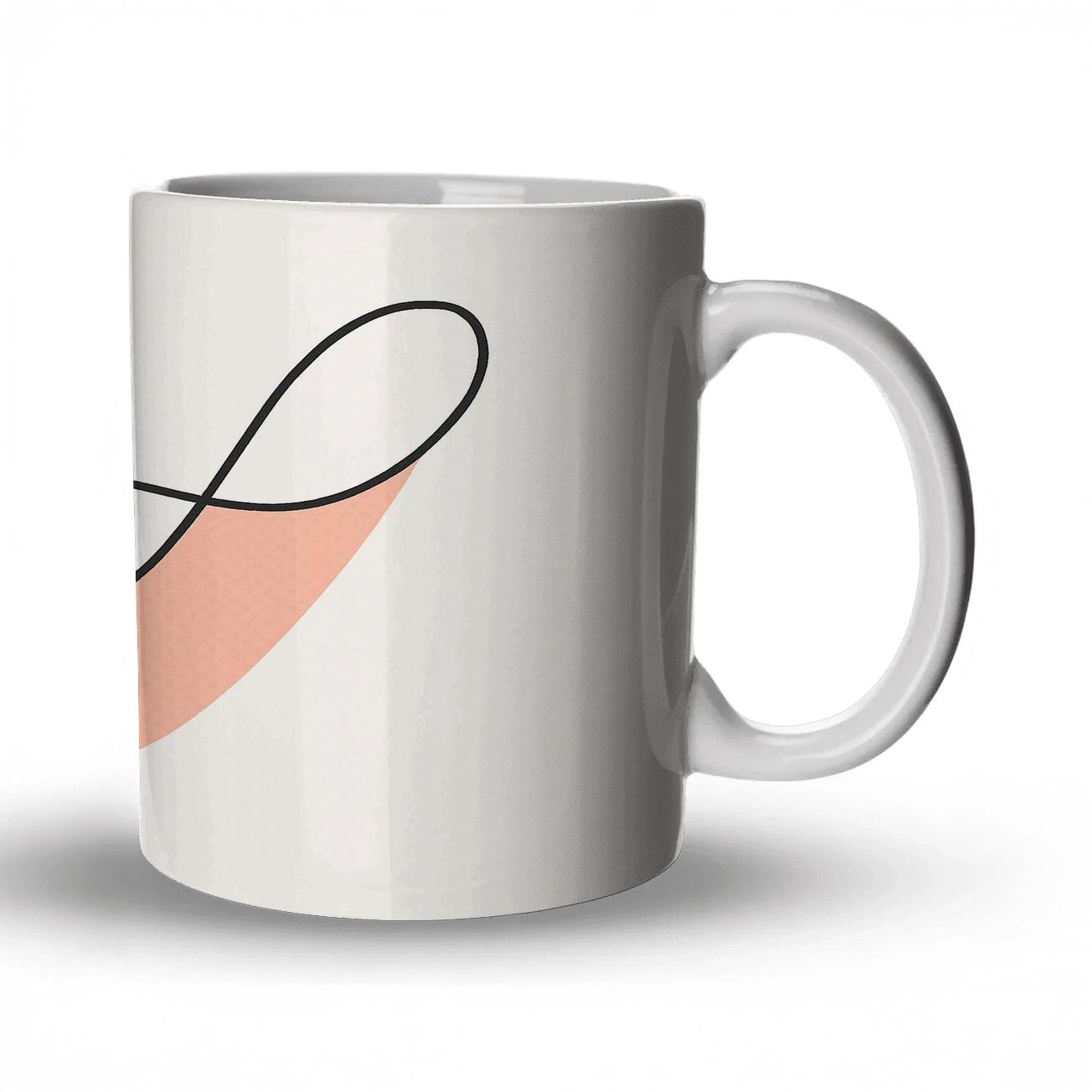 Tidal Geometry Figure personalized mugs