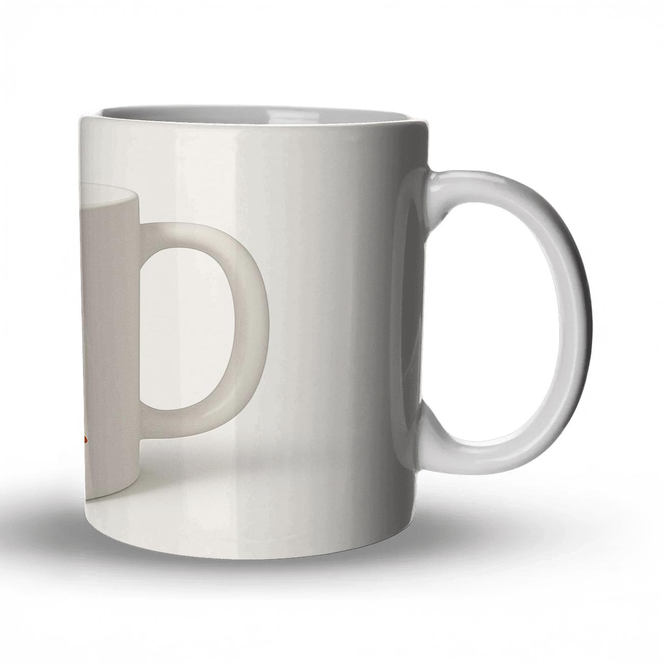 Rinpa Fox Orbit Line Art Mug personalized mugs