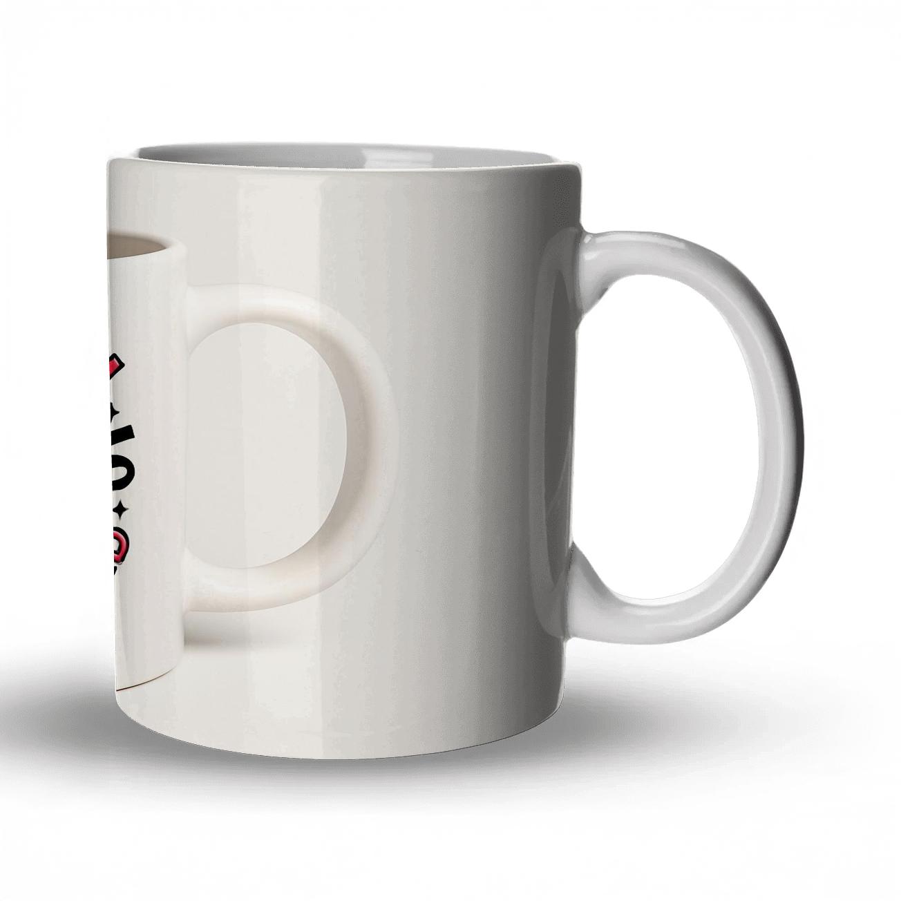 Cheer Squad Pom Pom Burst Mug Line Art insulated thermal mugs