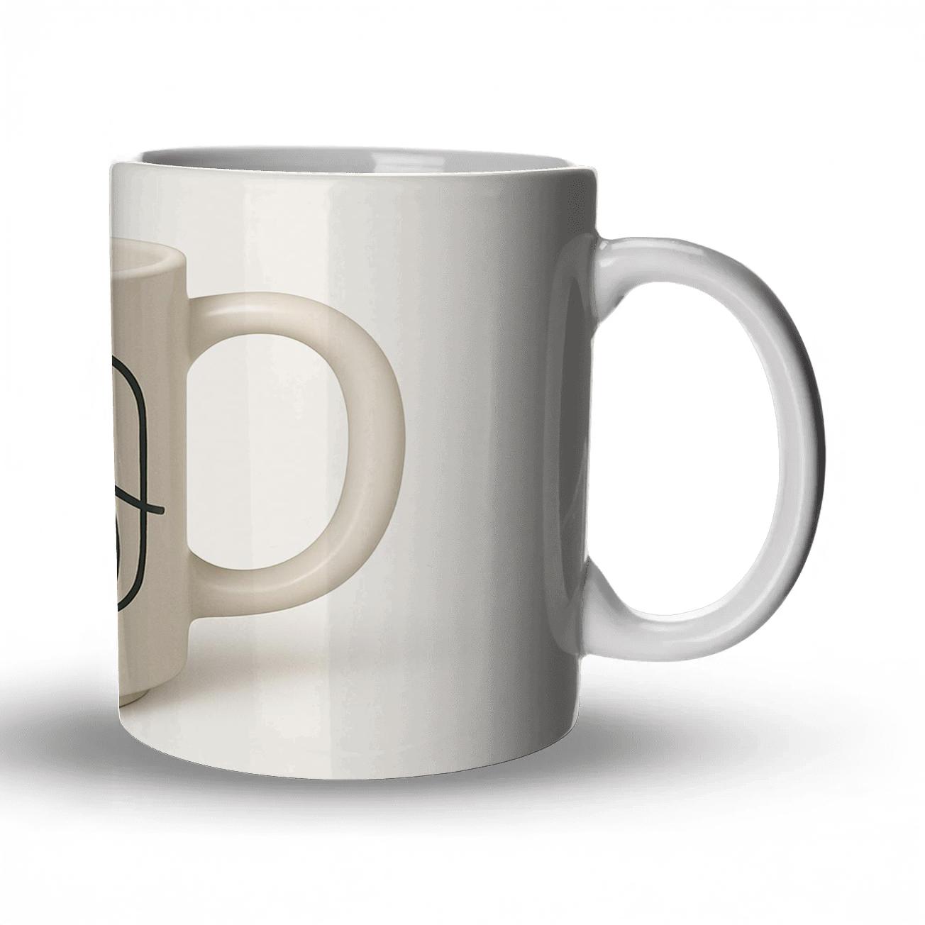 Adinkra Elephant Nebula Line Art Mug travel mugs with handles