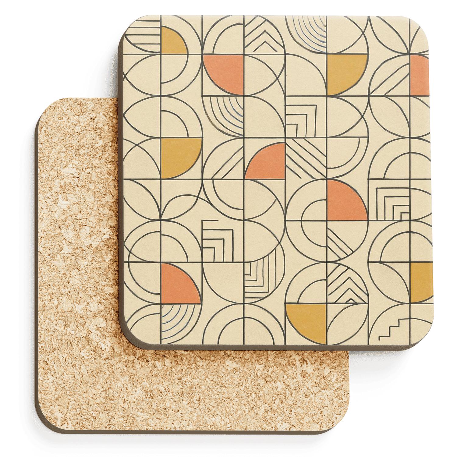 Bauhaus Constellation Weave stone coaster collections