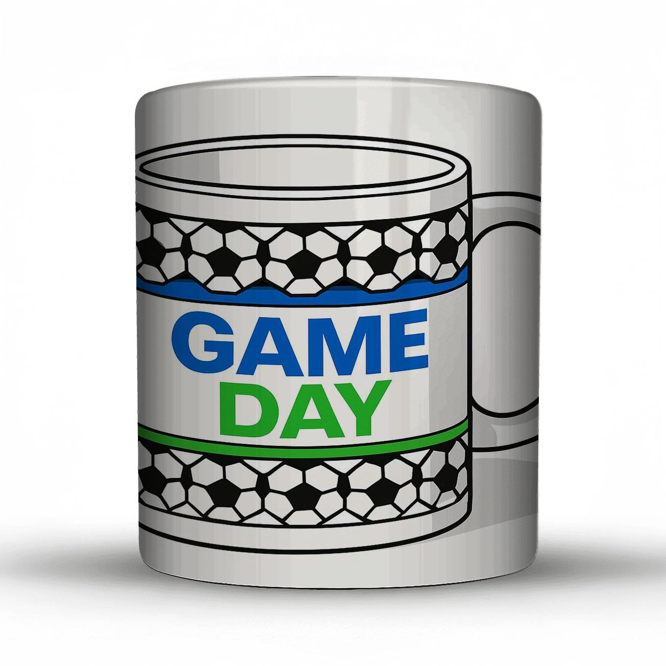 Game Day Soccer Geometry Mug personalized mugs