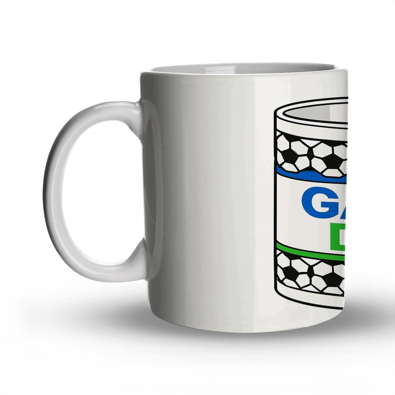 Game Day Soccer Geometry Mug personalized mugs
