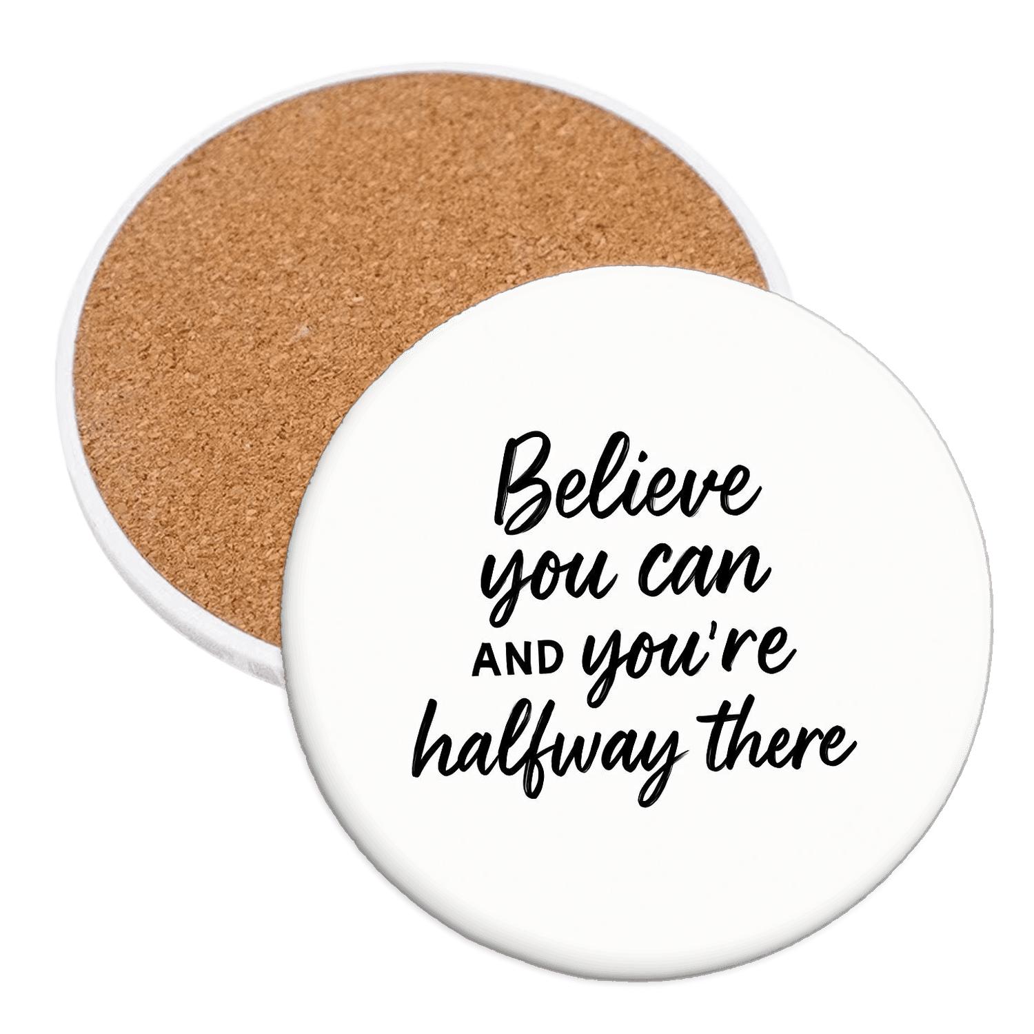 Discipline Builds Empires absorbent drink coasters