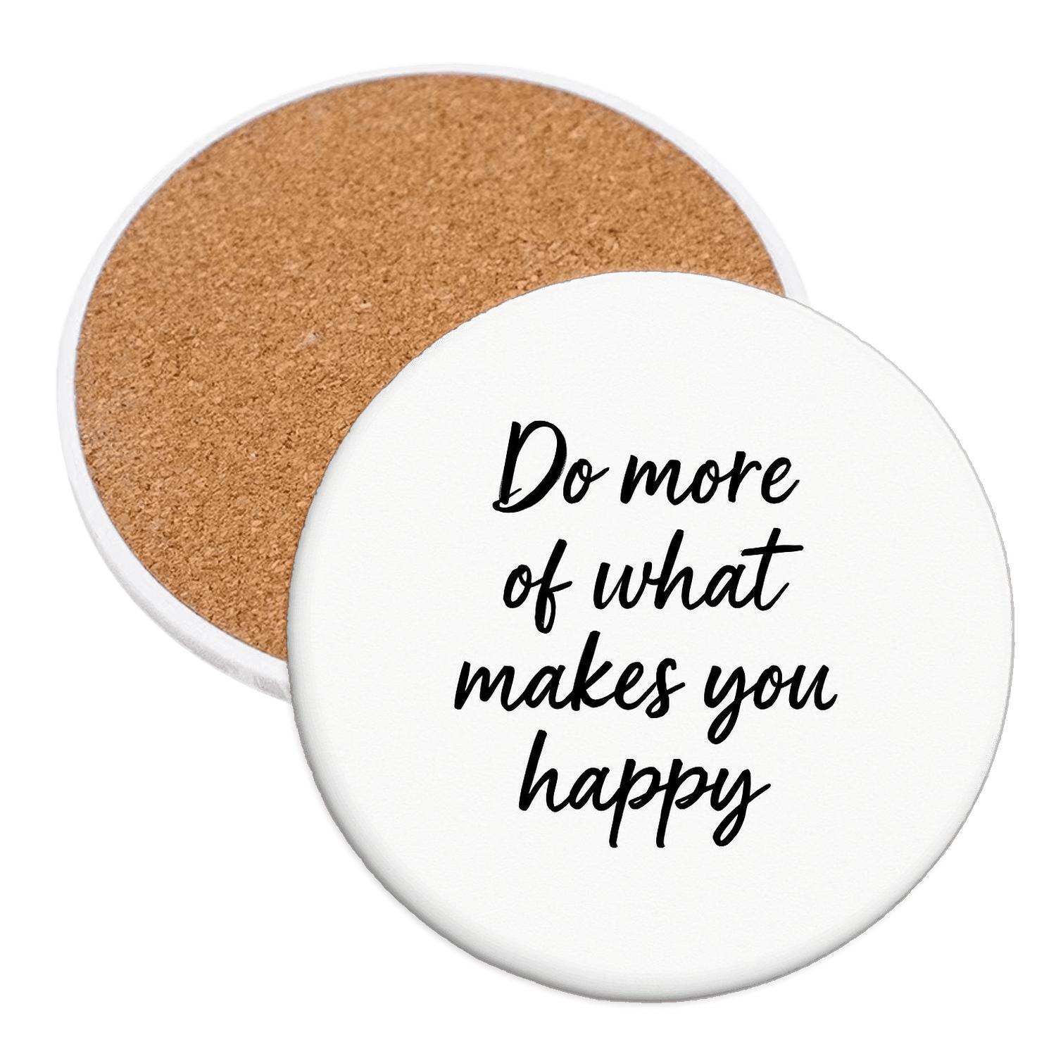 History Favors The Bold cork coaster sets