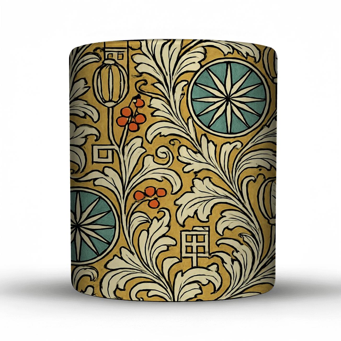 Vienna Secession Starburst Botanica decorative mug sets