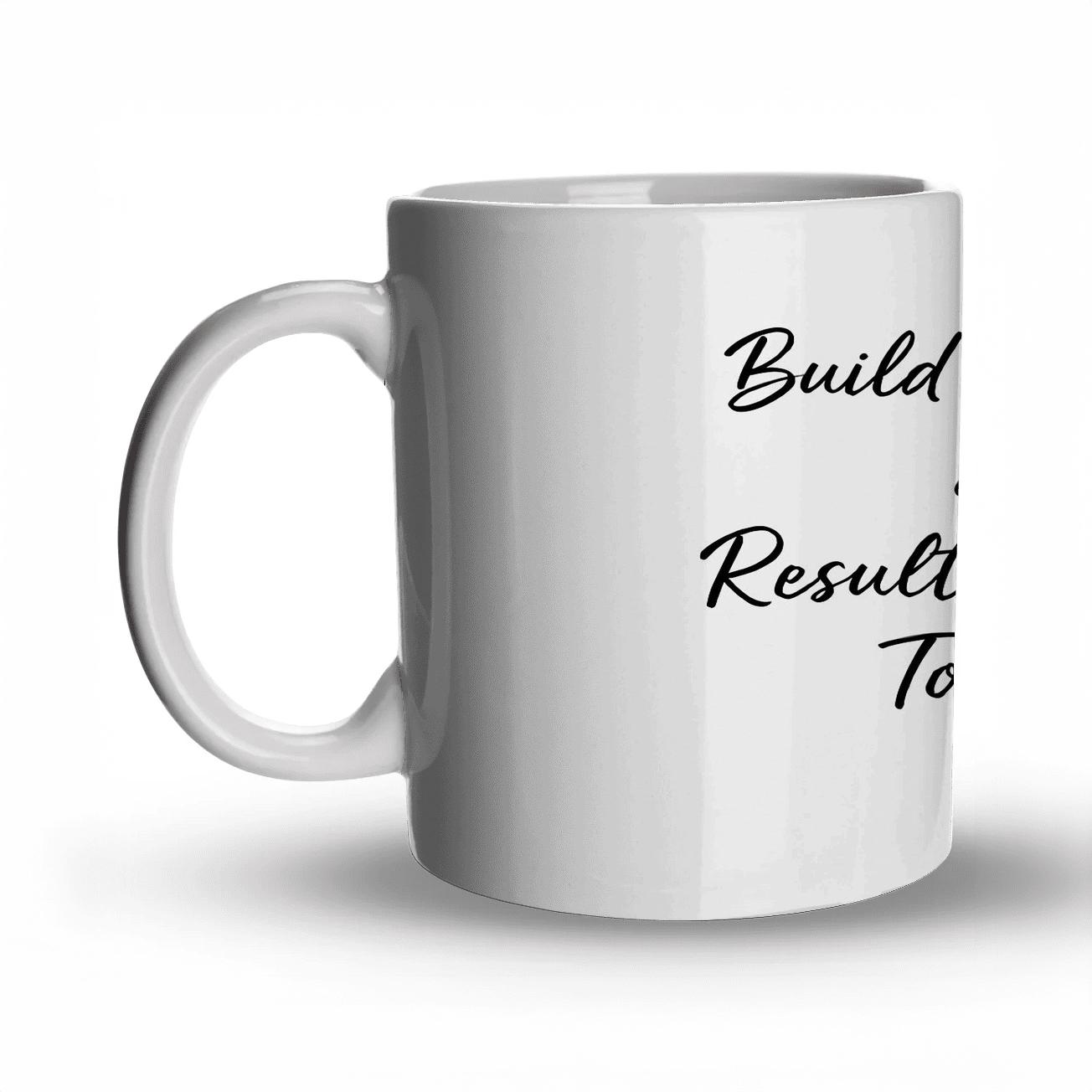 Quiet Results Quote Art personalized mugs