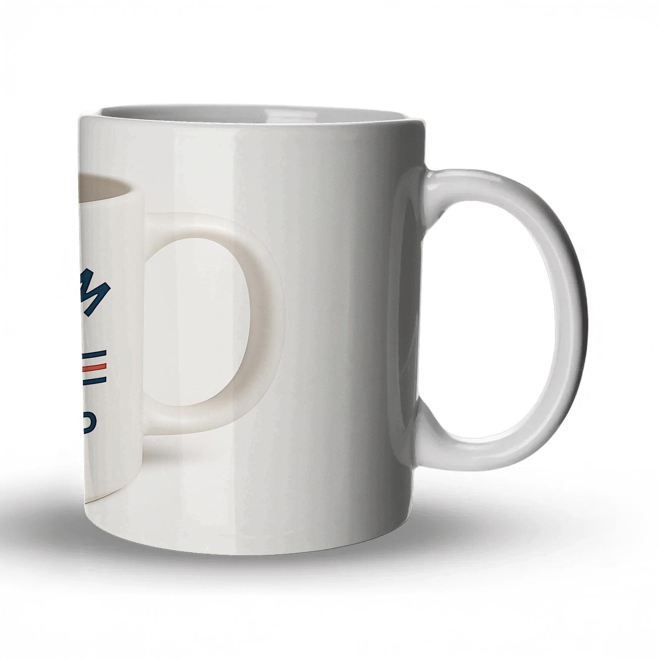 Hockey Rally Lines Go Team personalized mugs