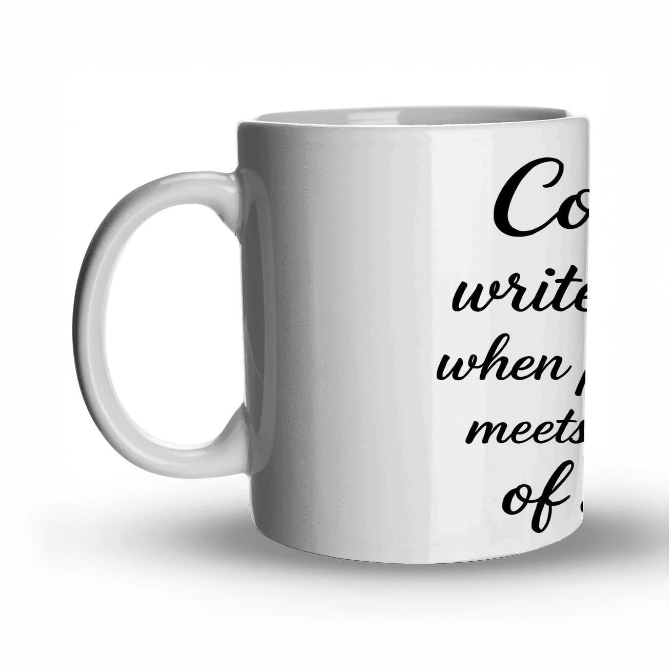 Courage And Preparation Quote Art novelty coffee mugs