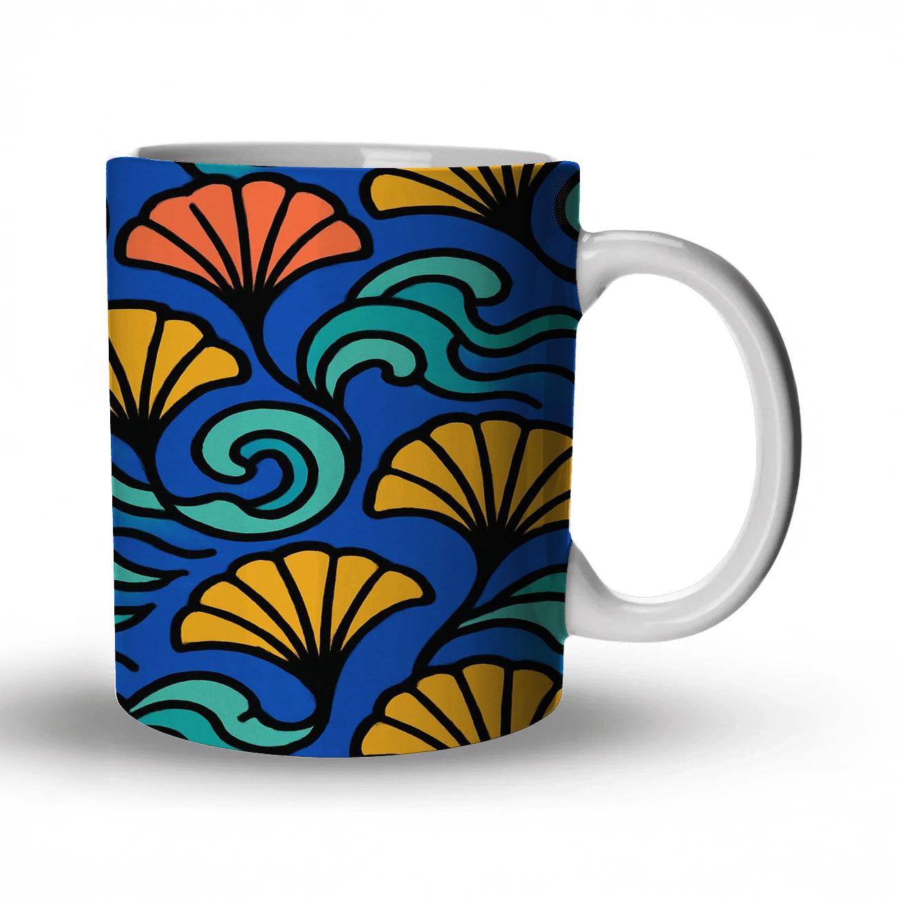 Ultramarine Ukiyo Op Spiral Botanica premium drinkware mugs