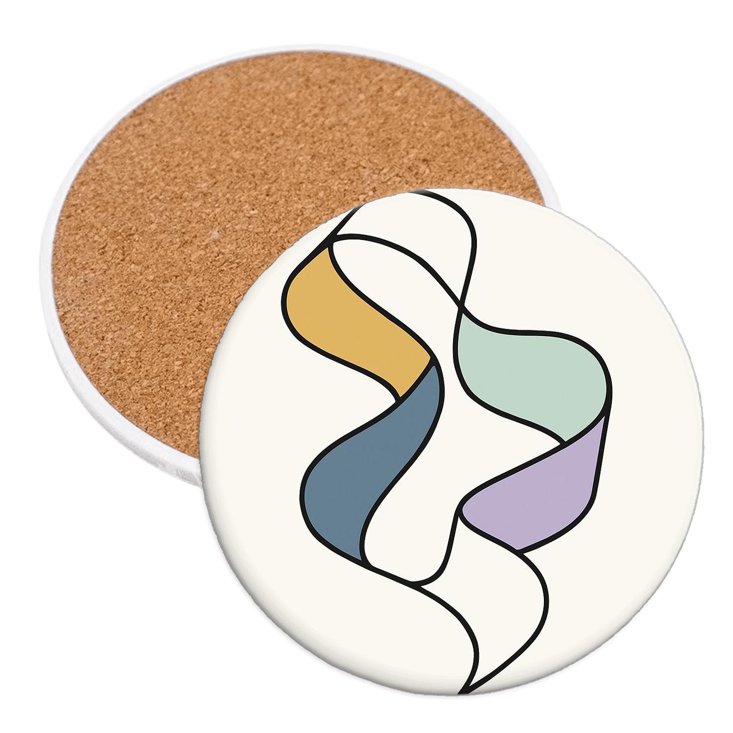 Tessellated Drift Organics custom engraved coasters