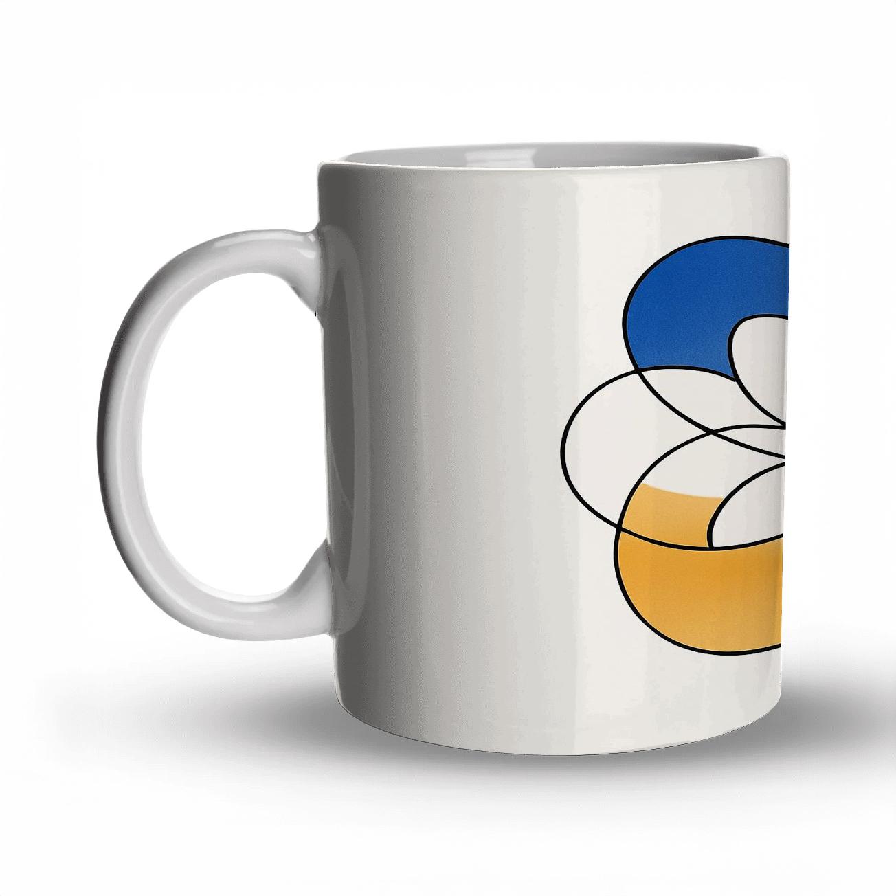 Orbital Bloom Lattice novelty coffee mugs