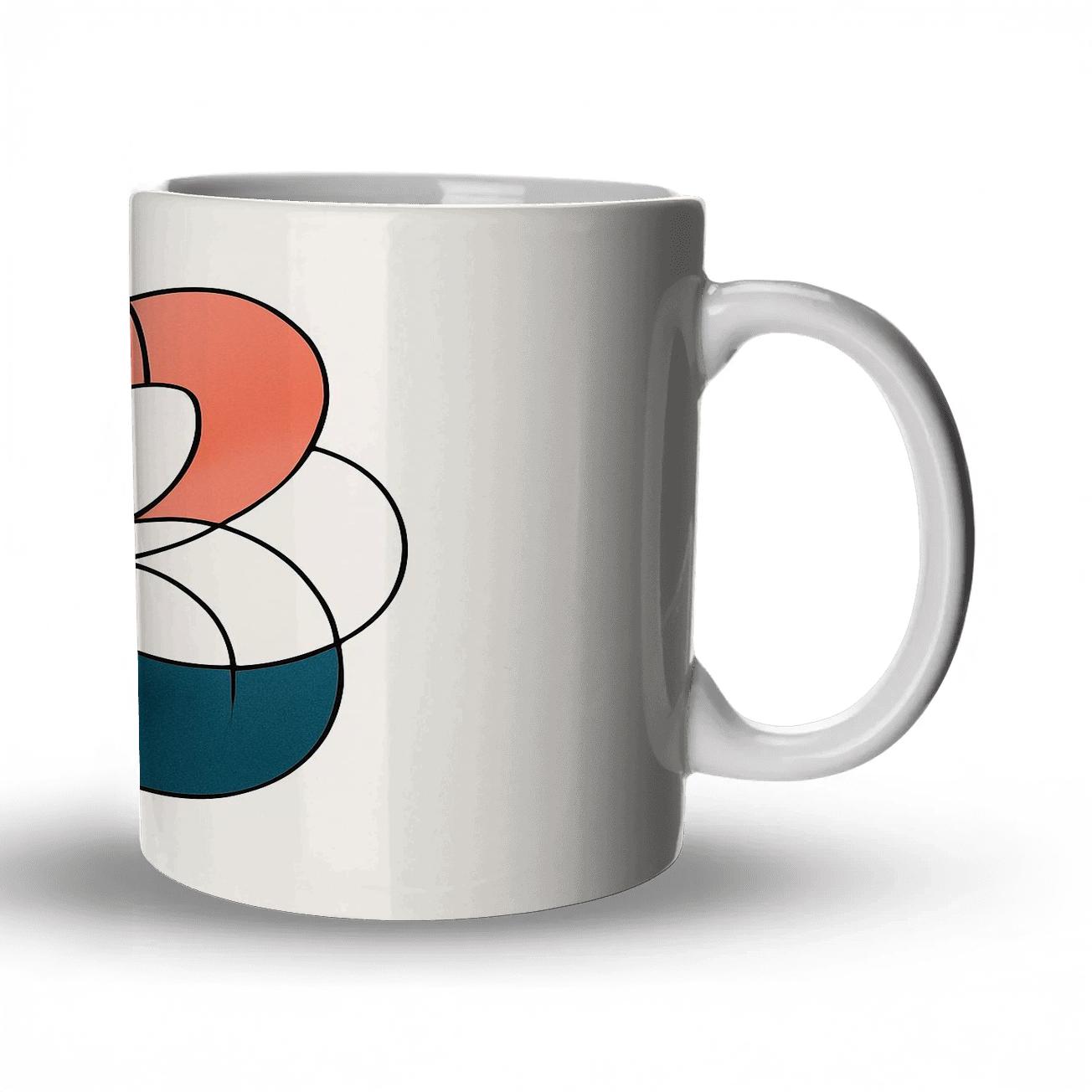 Orbital Bloom Lattice novelty coffee mugs