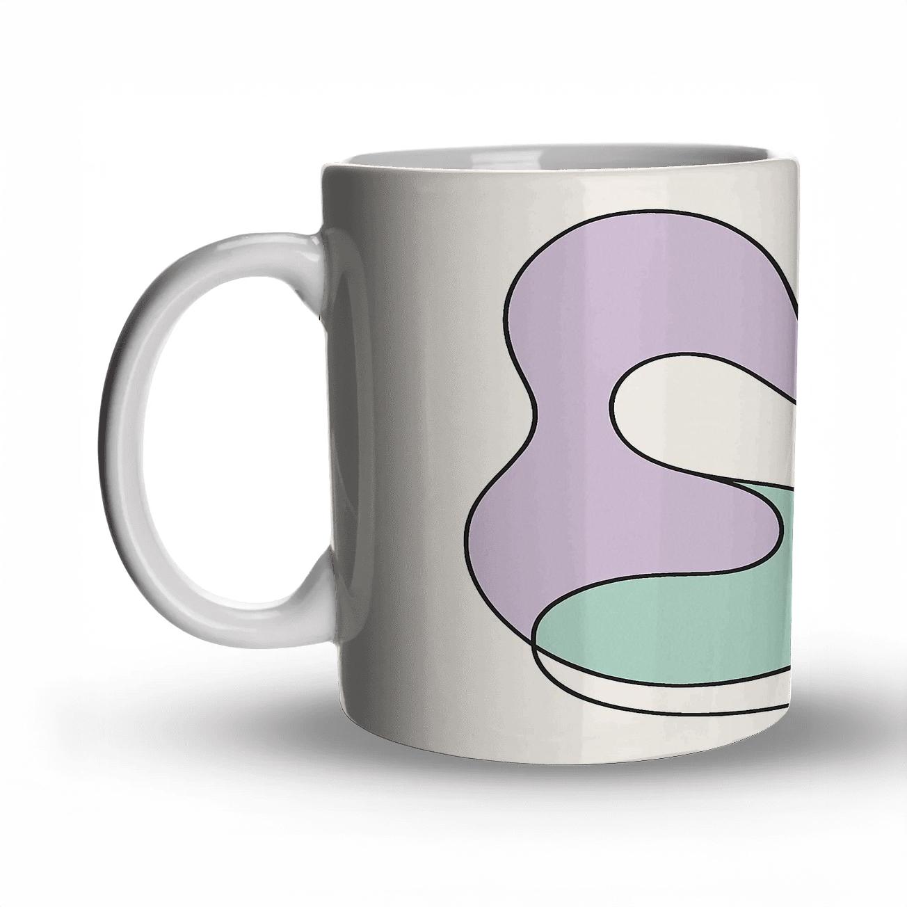 Tidal Geometry Drift insulated thermal mugs