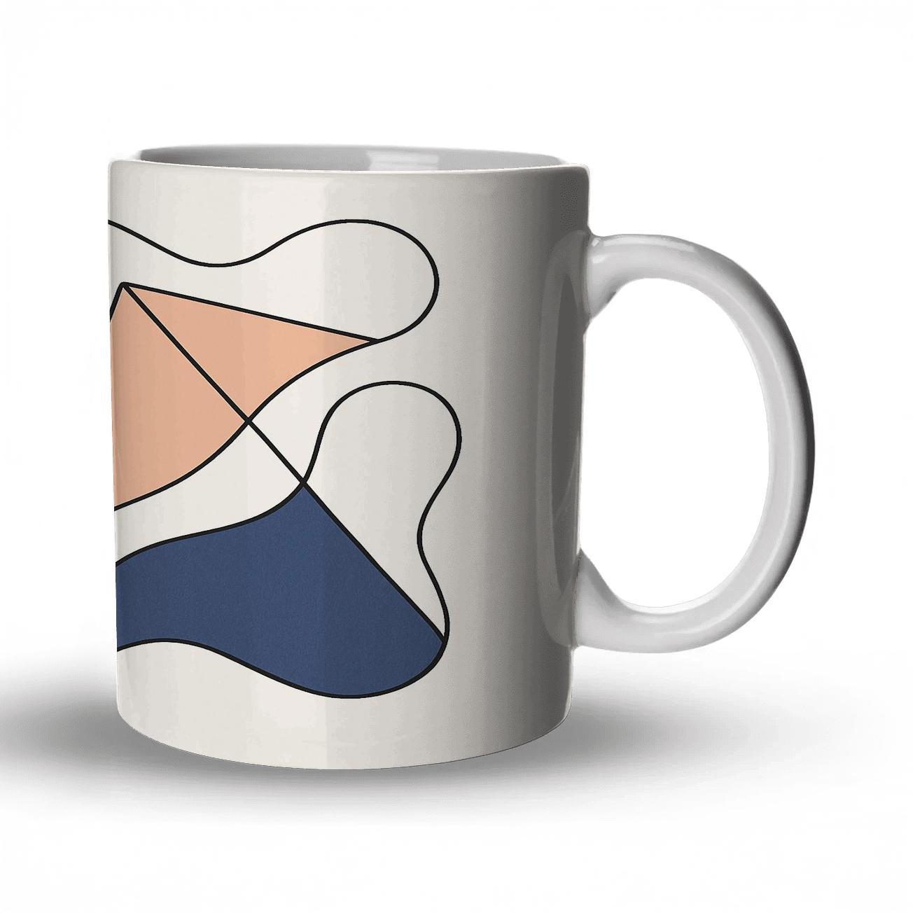 Tidal Geometry Drift insulated thermal mugs