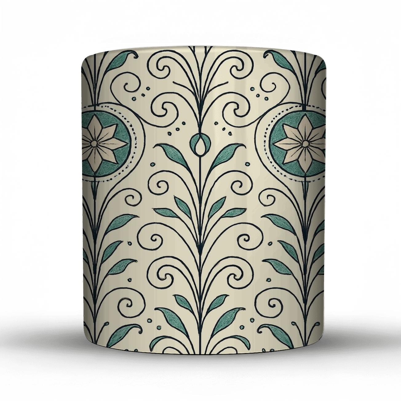 Vienna Secession Starflower Whiplash Vine premium drinkware mugs