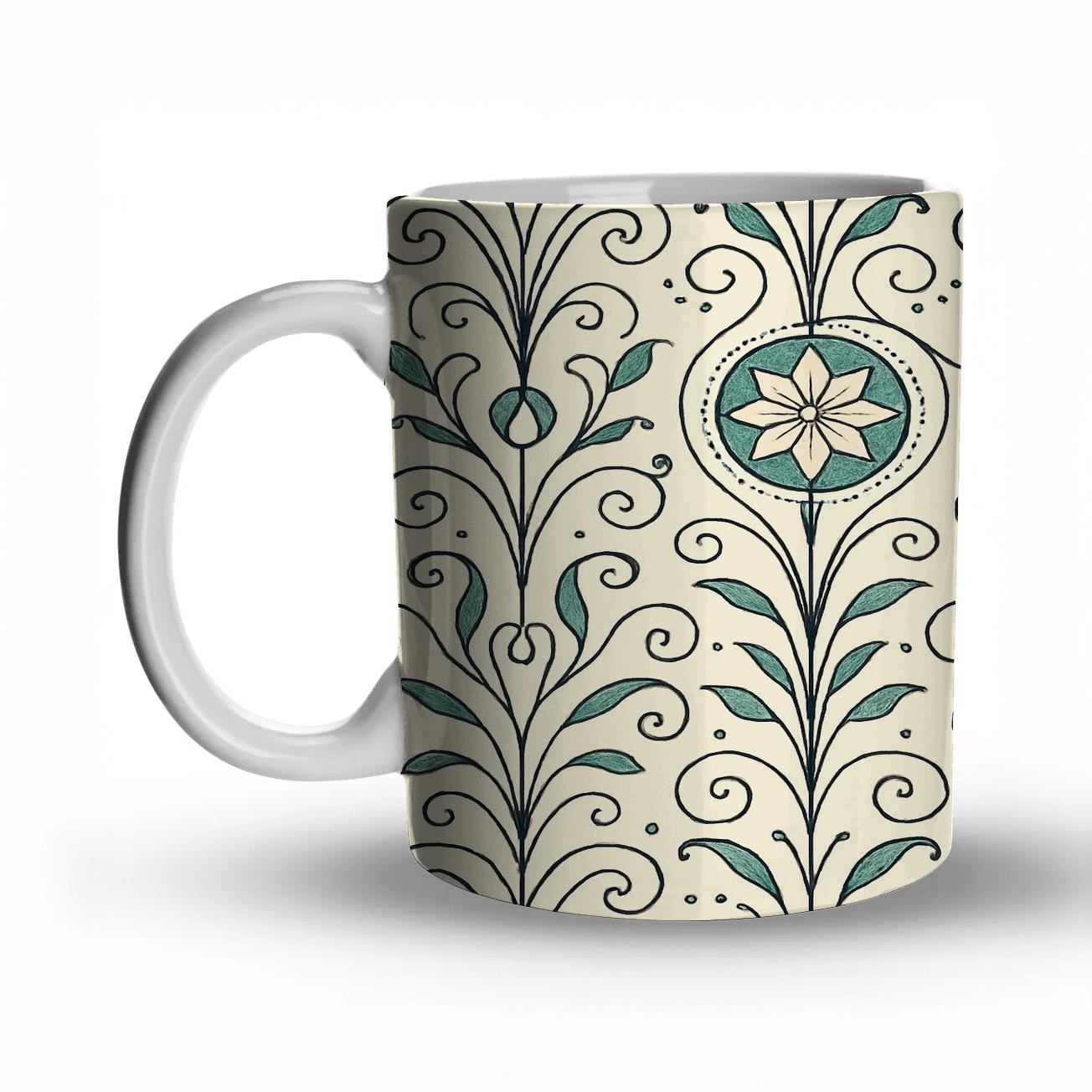 Vienna Secession Starflower Whiplash Vine premium drinkware mugs