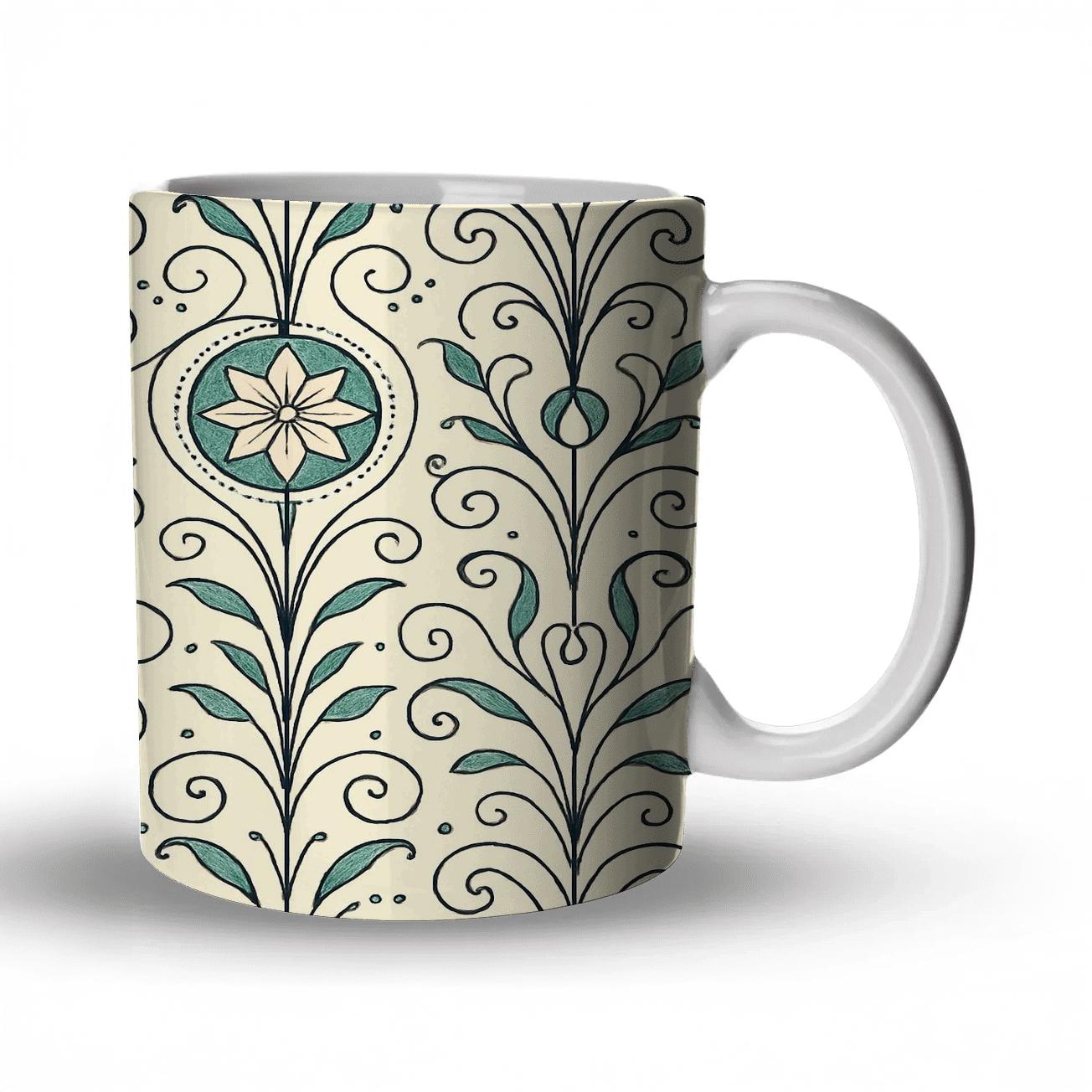 Vienna Secession Starflower Whiplash Vine premium drinkware mugs