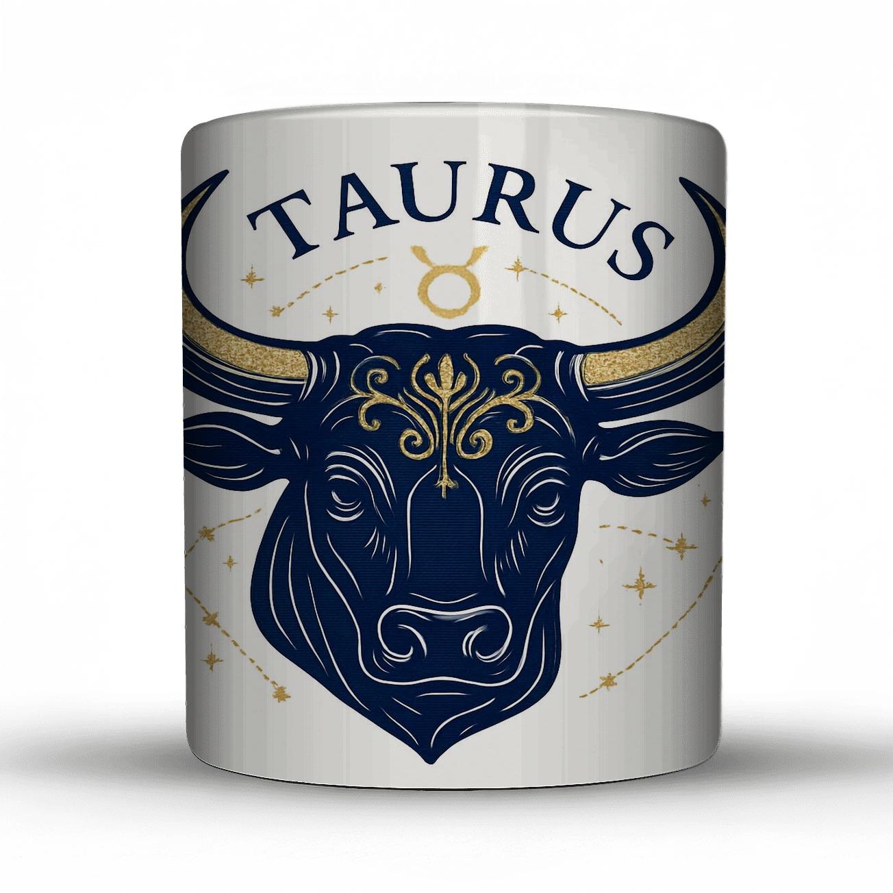 Taurus Sacred Bull Art Nouveau Star Chart Ornament decorative mug sets