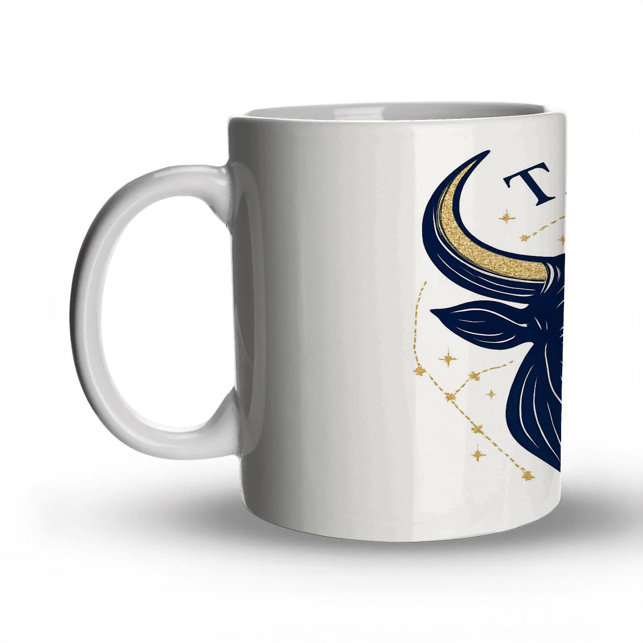 Taurus Sacred Bull Art Nouveau Star Chart Ornament decorative mug sets