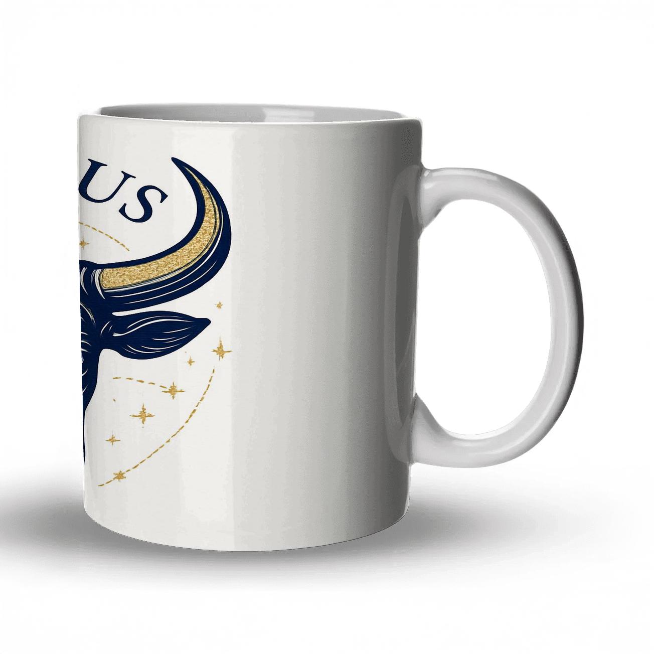 Taurus Sacred Bull Art Nouveau Star Chart Ornament decorative mug sets