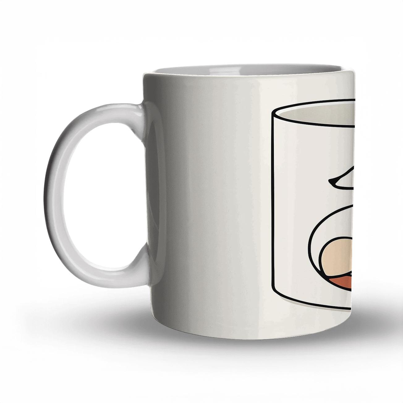 Bauhaus Fox Geometric Rhythm Mug decorative mug sets