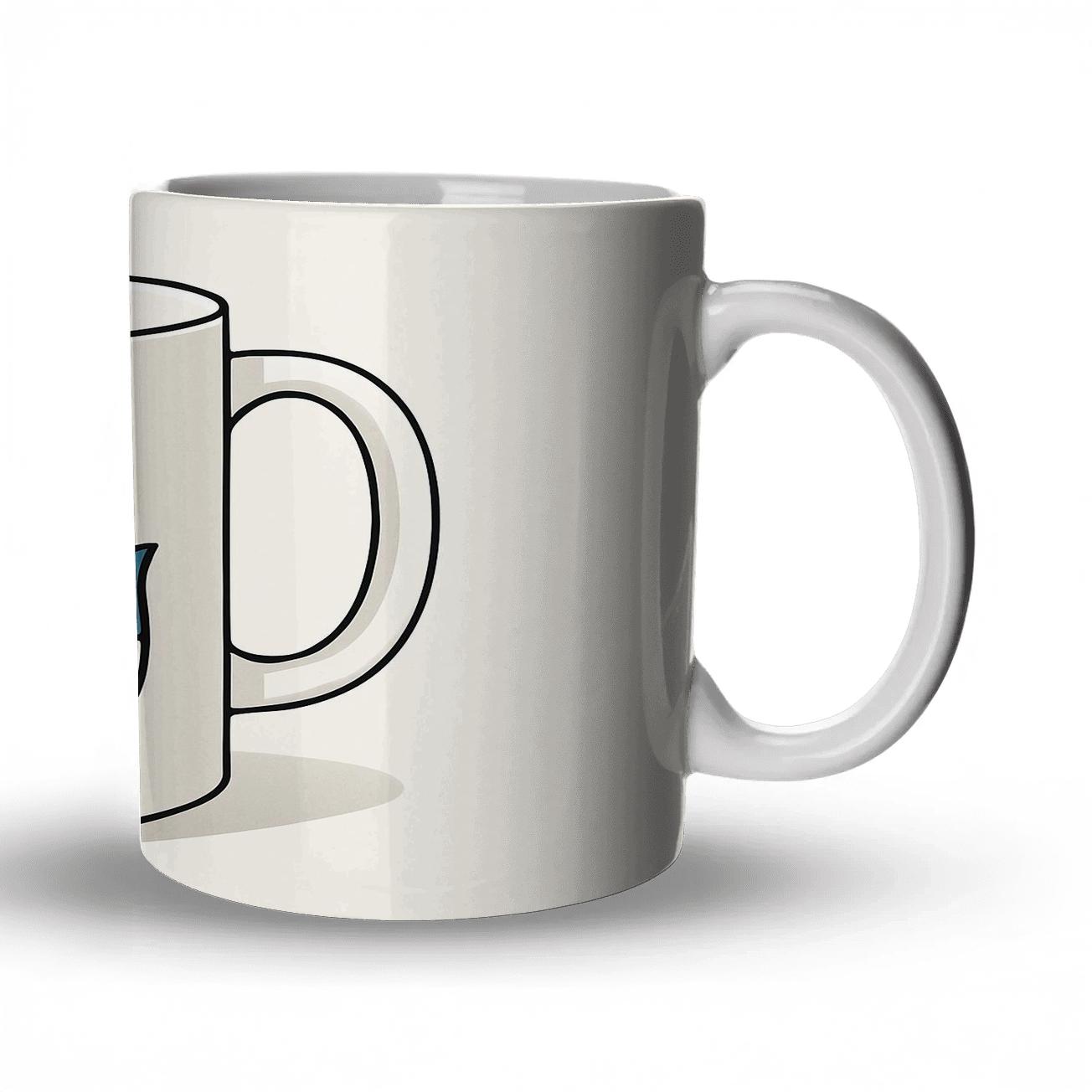 Bauhaus Fox Geometric Rhythm Mug decorative mug sets