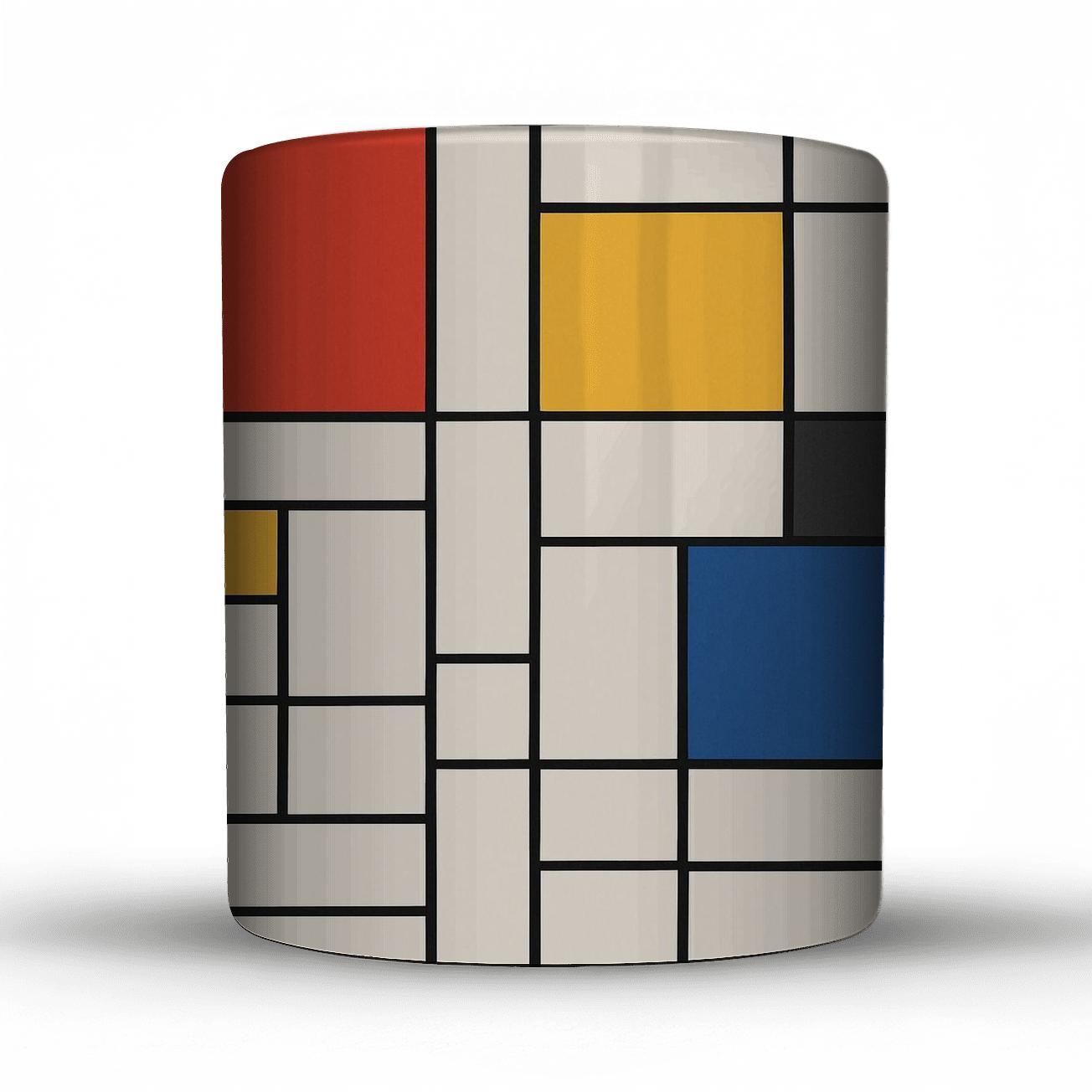 De Stijl Modular Harmonics novelty coffee mugs