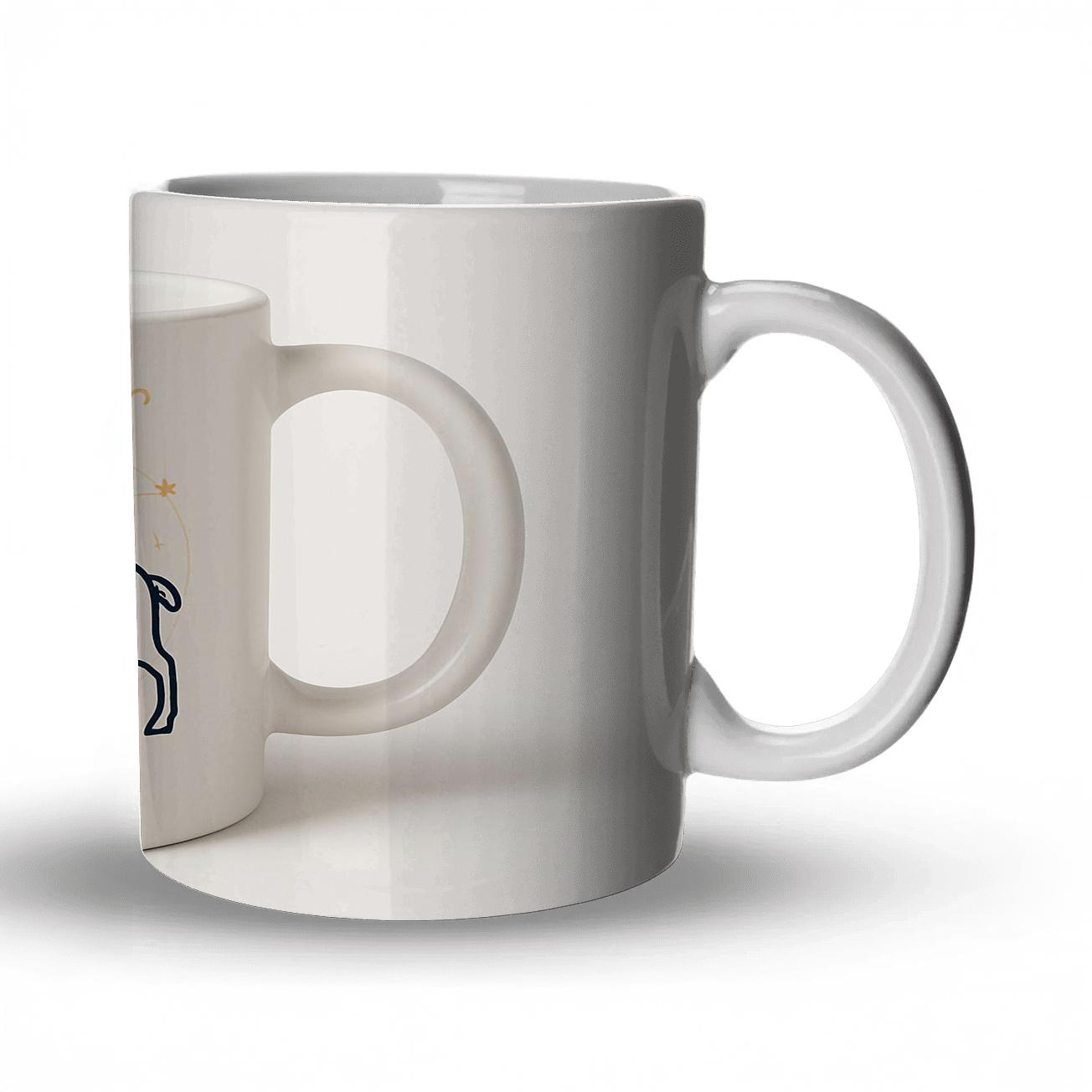 Aries Ram Constellation Seal custom printed mugs
