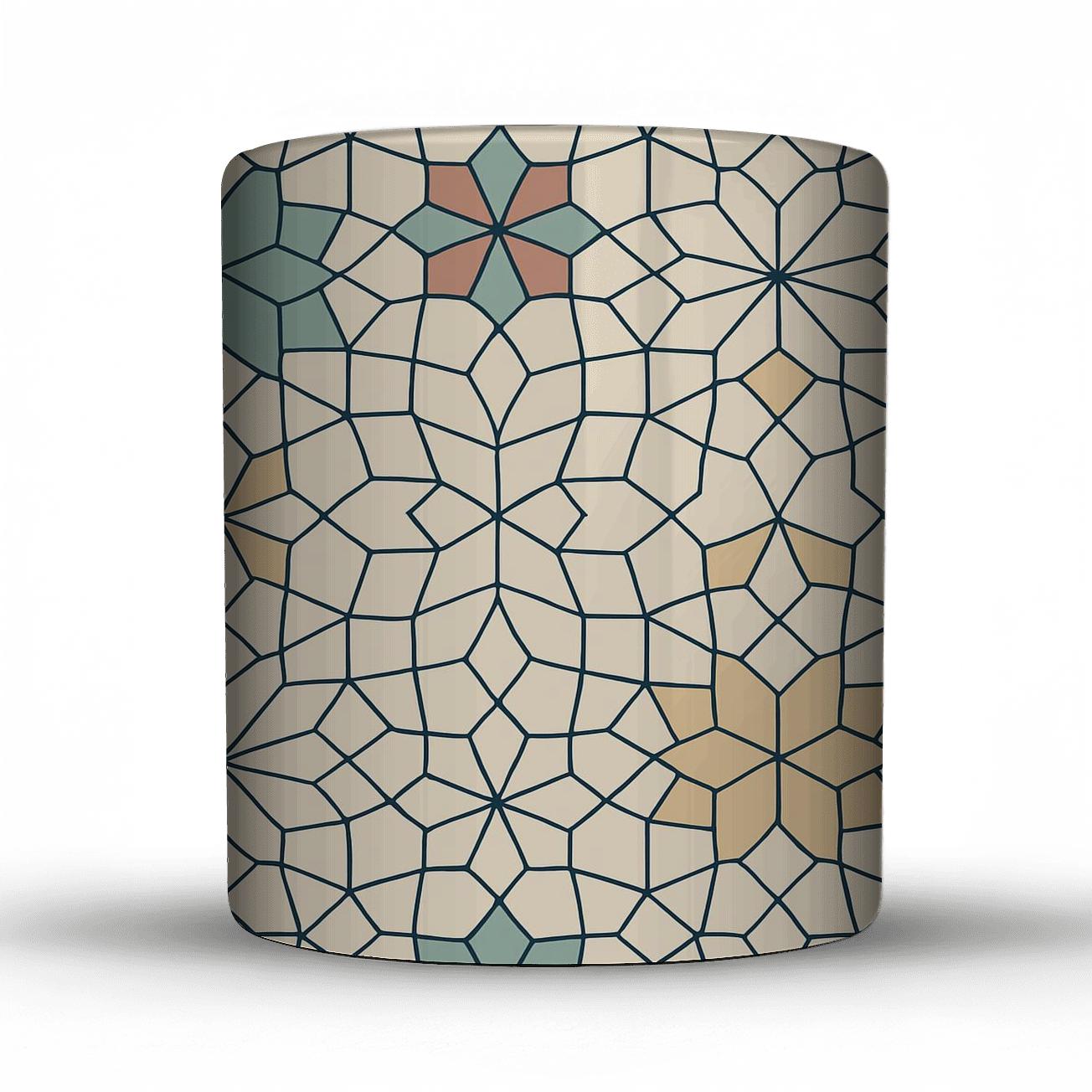 Alhambra Star Lattice Minimal decorative mug sets