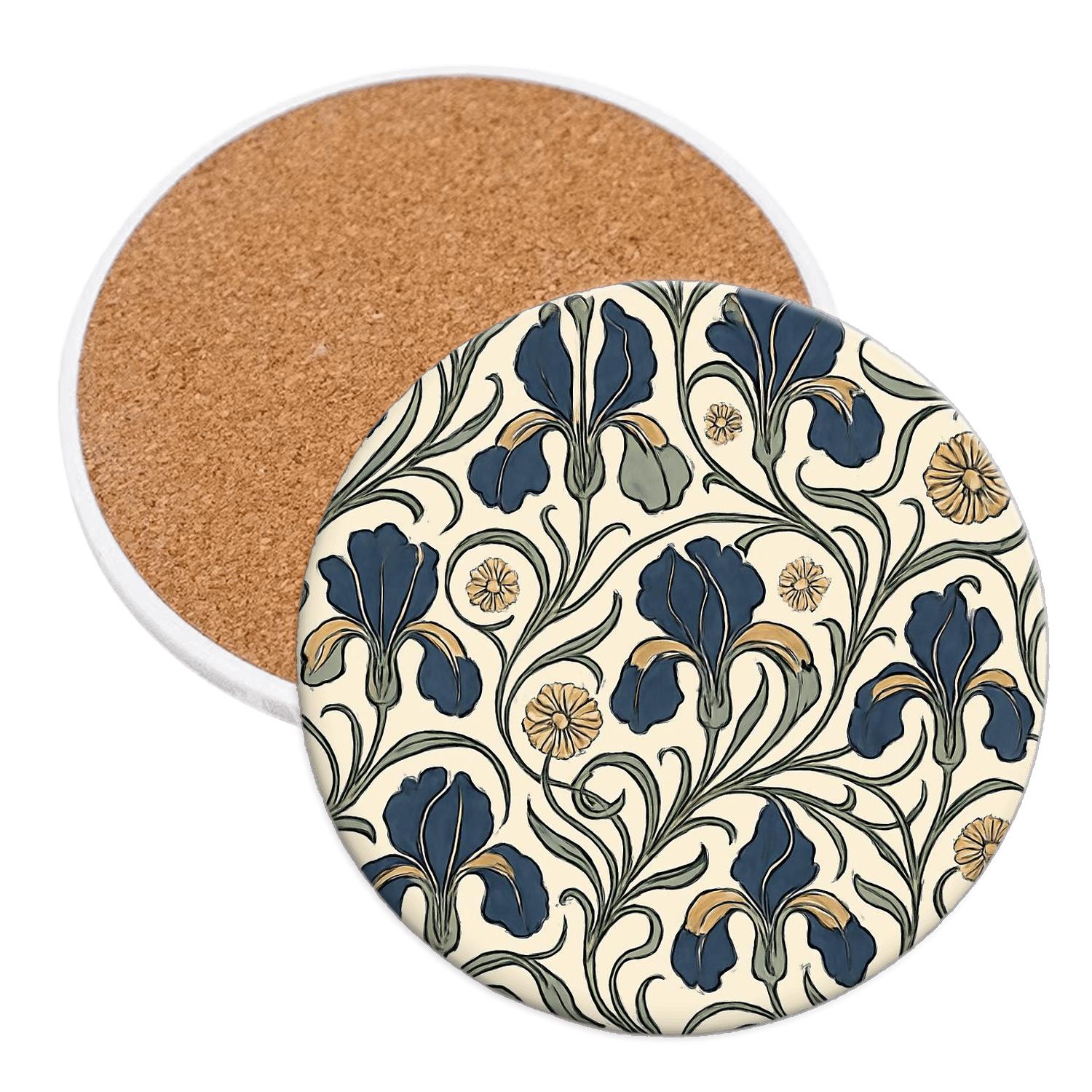 Jugendstil Eclipse Vinework personalized drink coasters